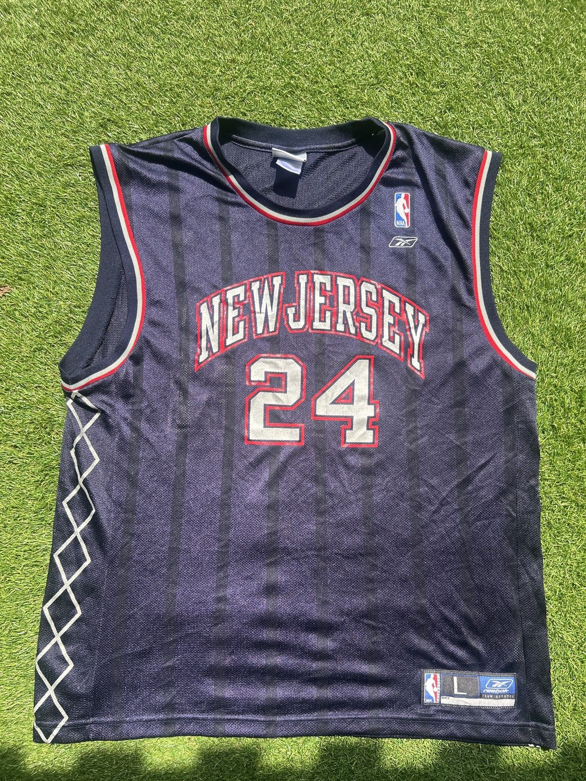 NBA Vintage Richard Jefferson New Jersey Nets Reebok NBA Jersey Size US L / EU 52-54 / 3 - 1 Thumbnail
