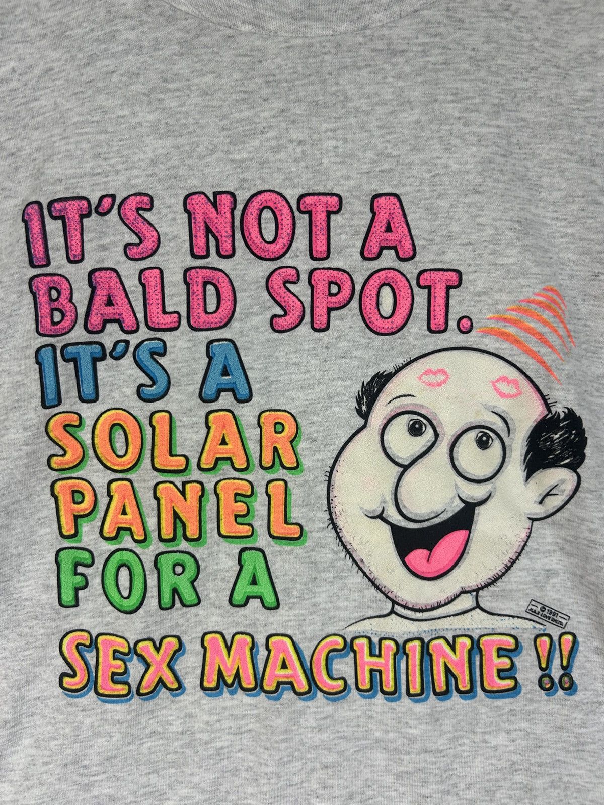 Vintage Vintage 90s Humorous words, It’s not a Bald Spot, Parody Size US XL / EU 56 / 4 - 3 Thumbnail