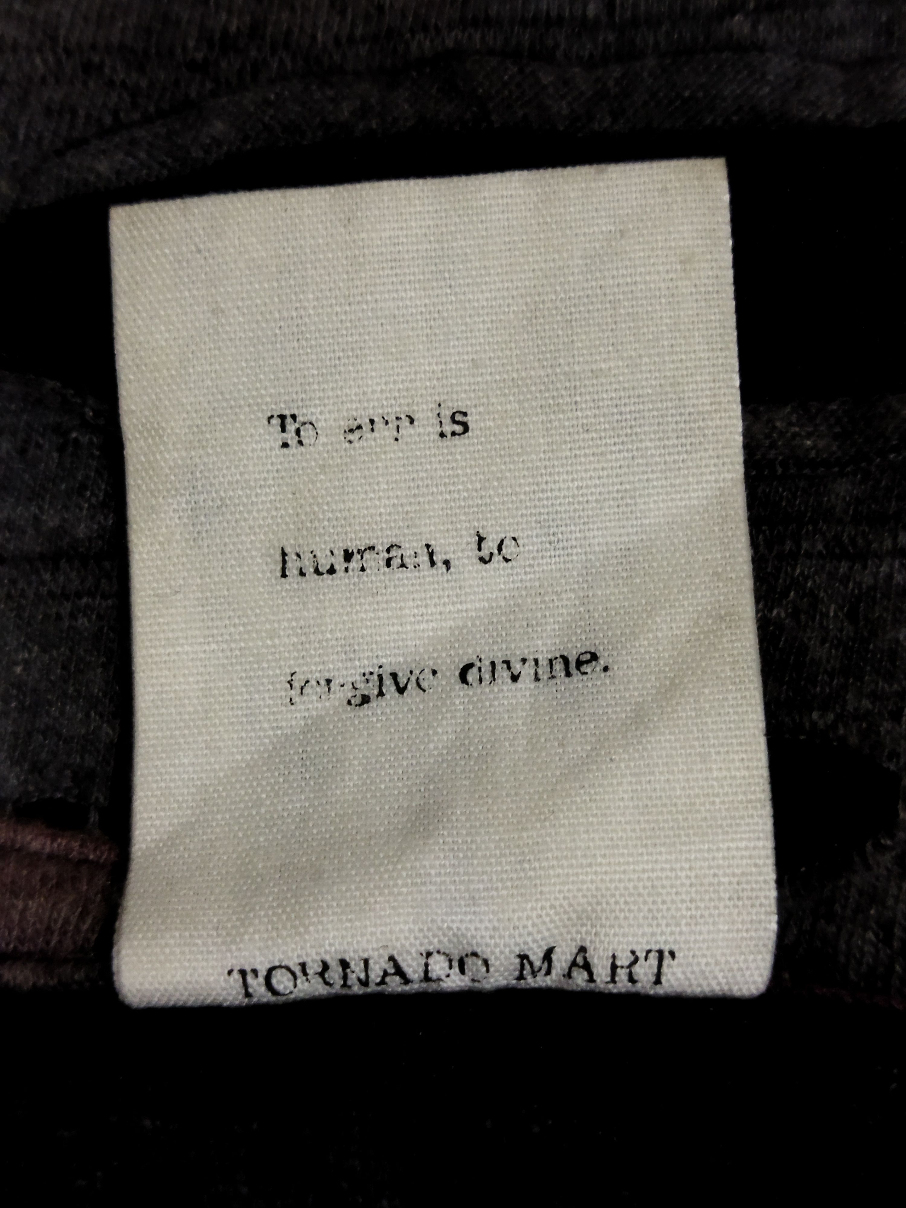 Tornado Mart Tornado Mart Tie Dye Blood Double Layer Ripped Shirt Size US M / EU 48-50 / 2 - 10 Thumbnail