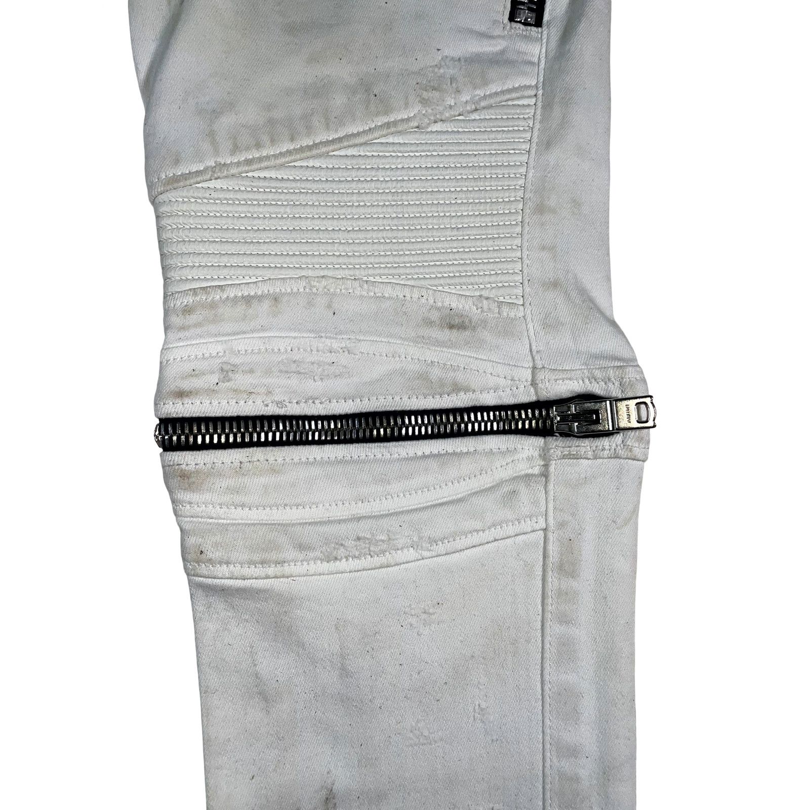 Amiri Amiri MX2 Patch White Jeans Size US 31 - 4 Thumbnail