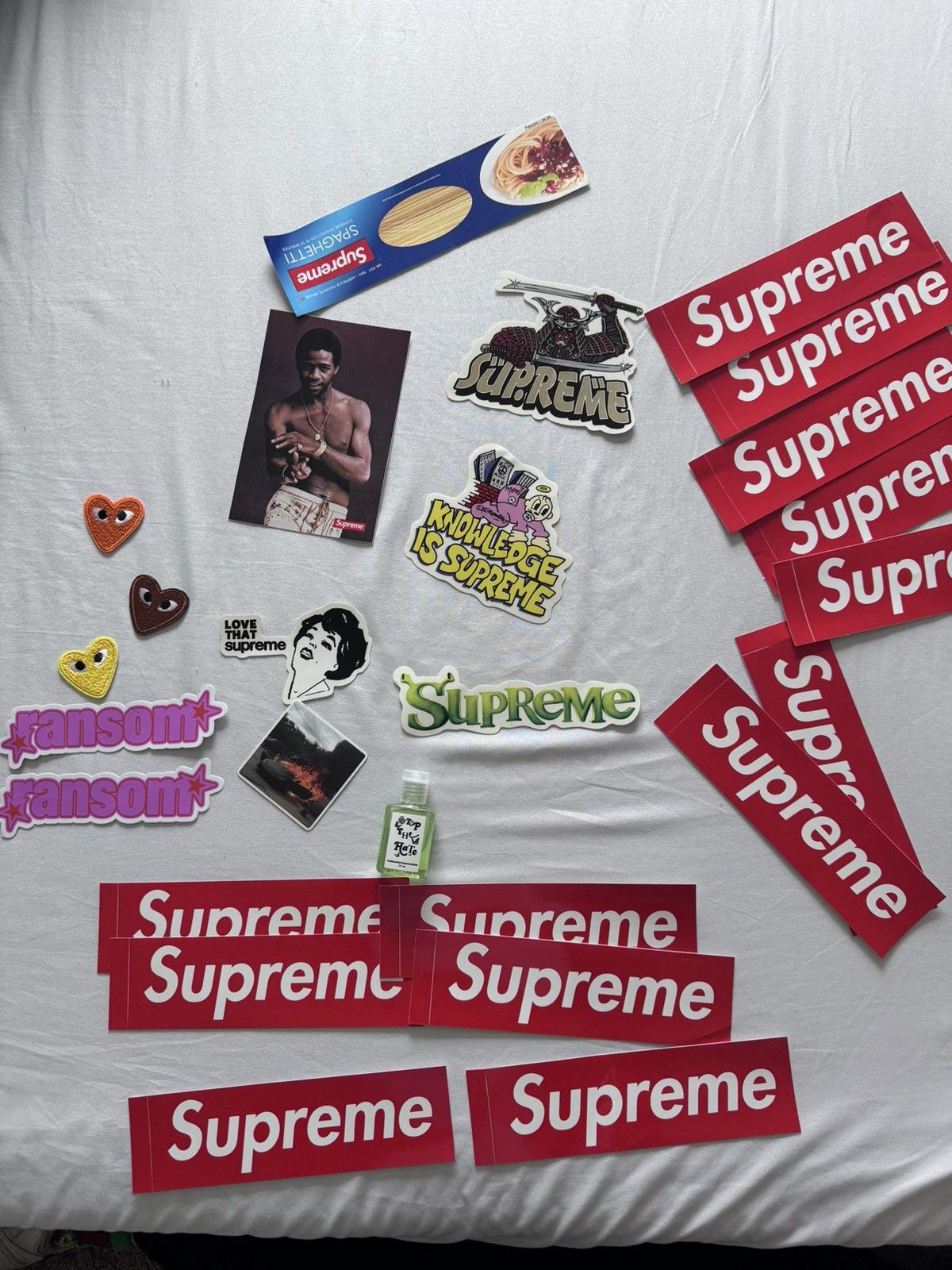 Small best sale supreme sticker