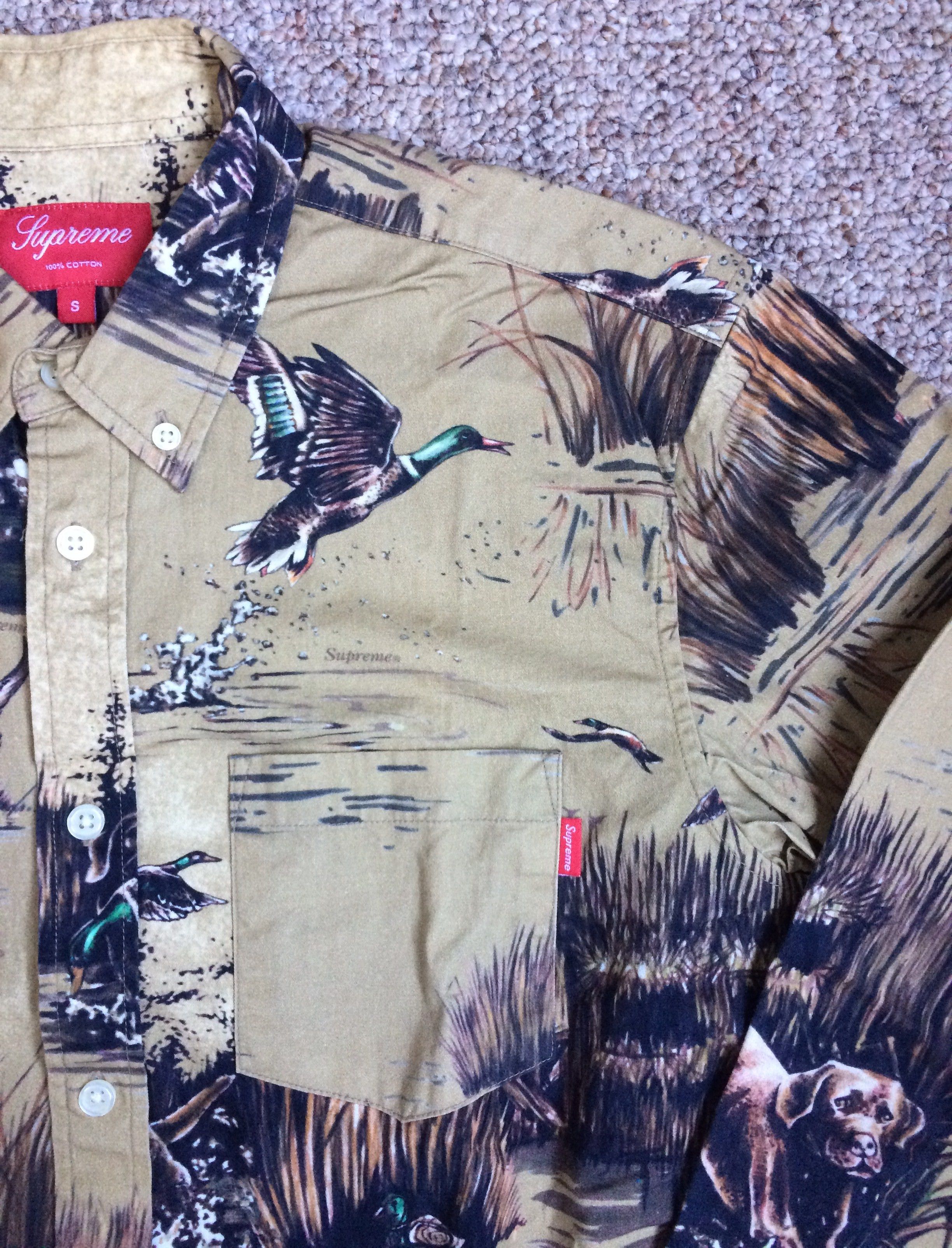 Supreme F/W 2012 Supreme Dogs & Ducks Button Up Shirt Size US S / EU 44-46 / 1 - 3 Thumbnail