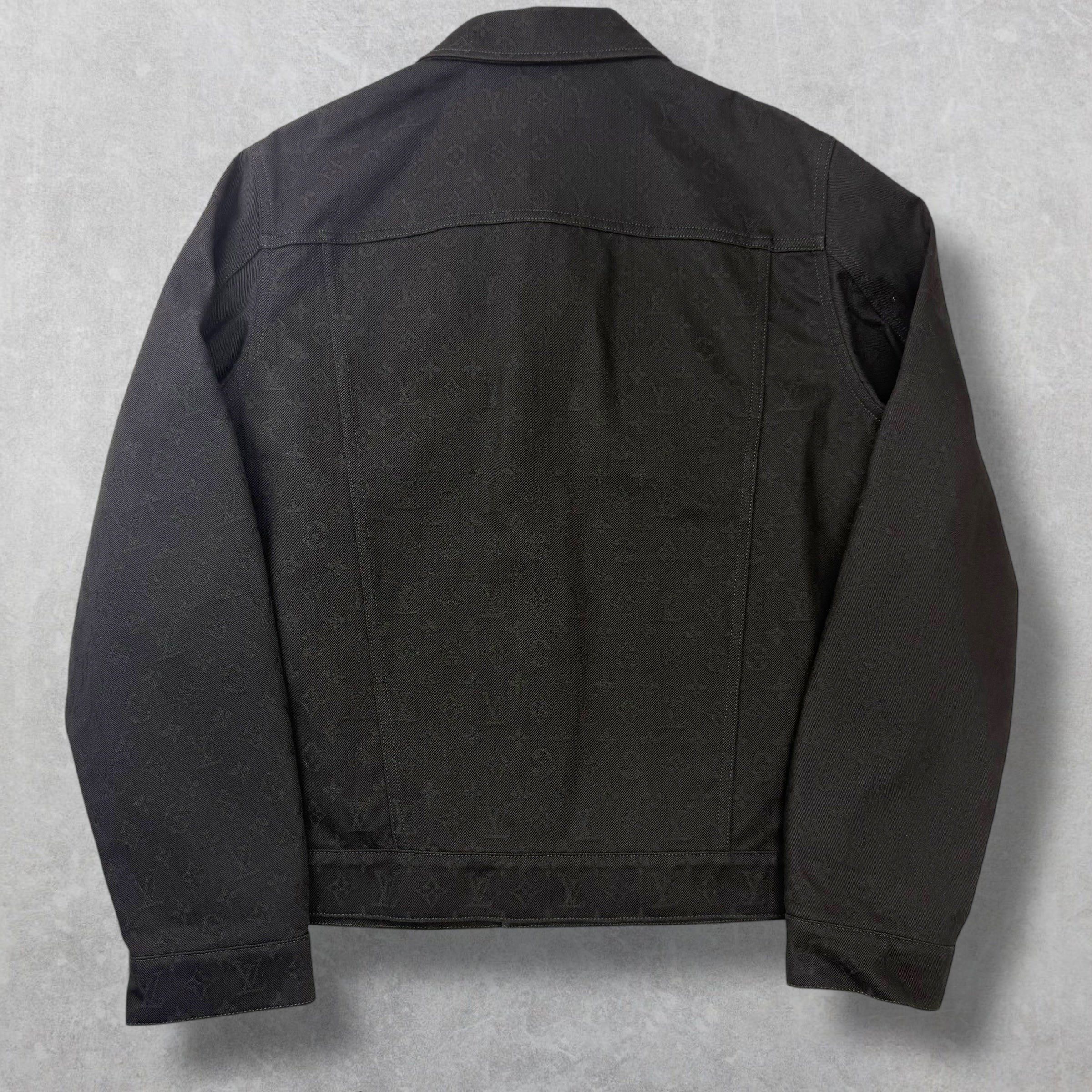 Louis Vuitton Louis Vuitton Monogram Black Denim Jacket 50 (L) Size US L / EU 52-54 / 3 - 2 Thumbnail