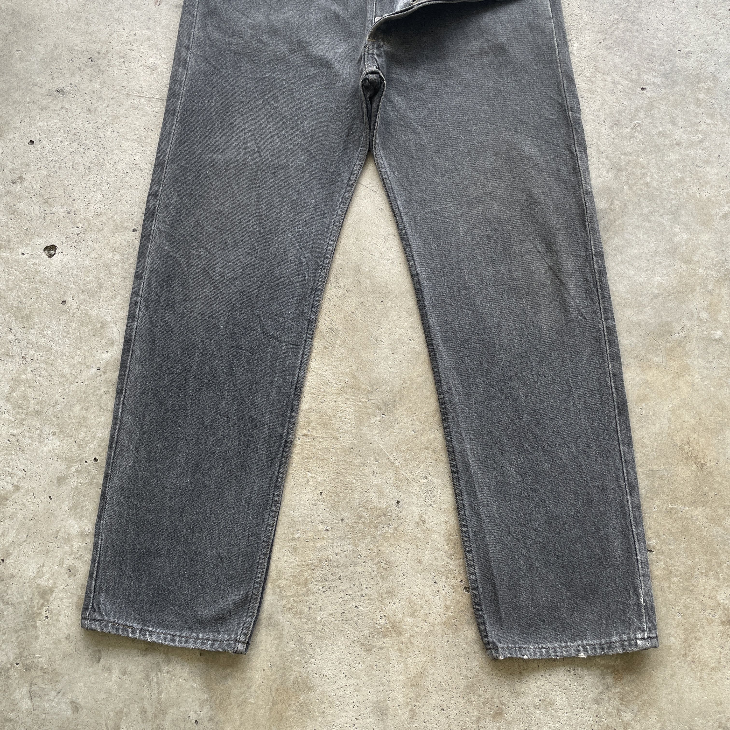 Levi's Vintage Clothing 90s VINTAGE LEVI’S 501 BLACK FADED PANTS JEANS USA W34x29 Size US 34 / EU 50 - 4 Thumbnail