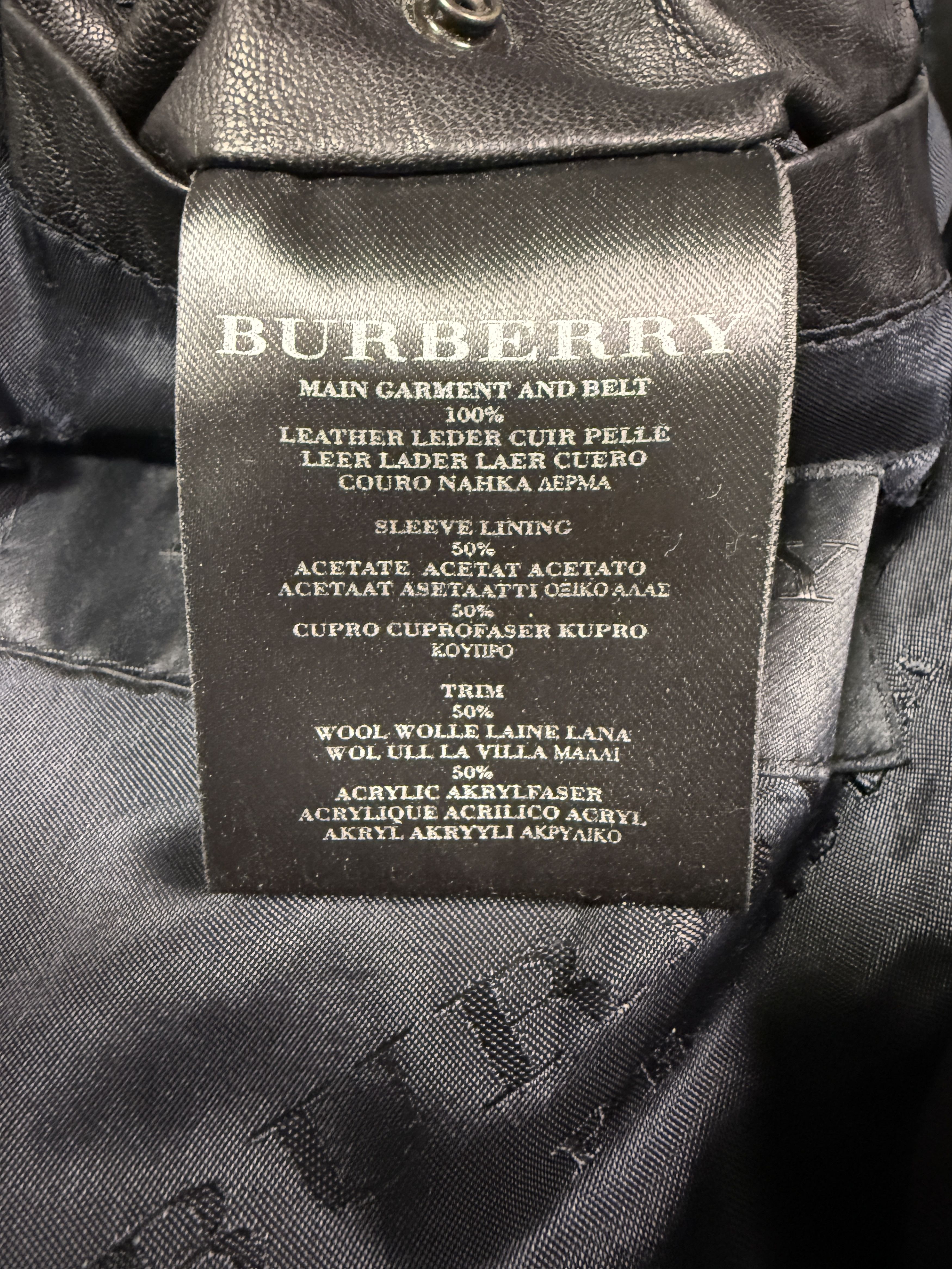 Burberry Prorsum Burberry Prorsum SS11 Belted Leather Racer Biker Jacket Size US S / EU 44-46 / 1 - 5 Thumbnail