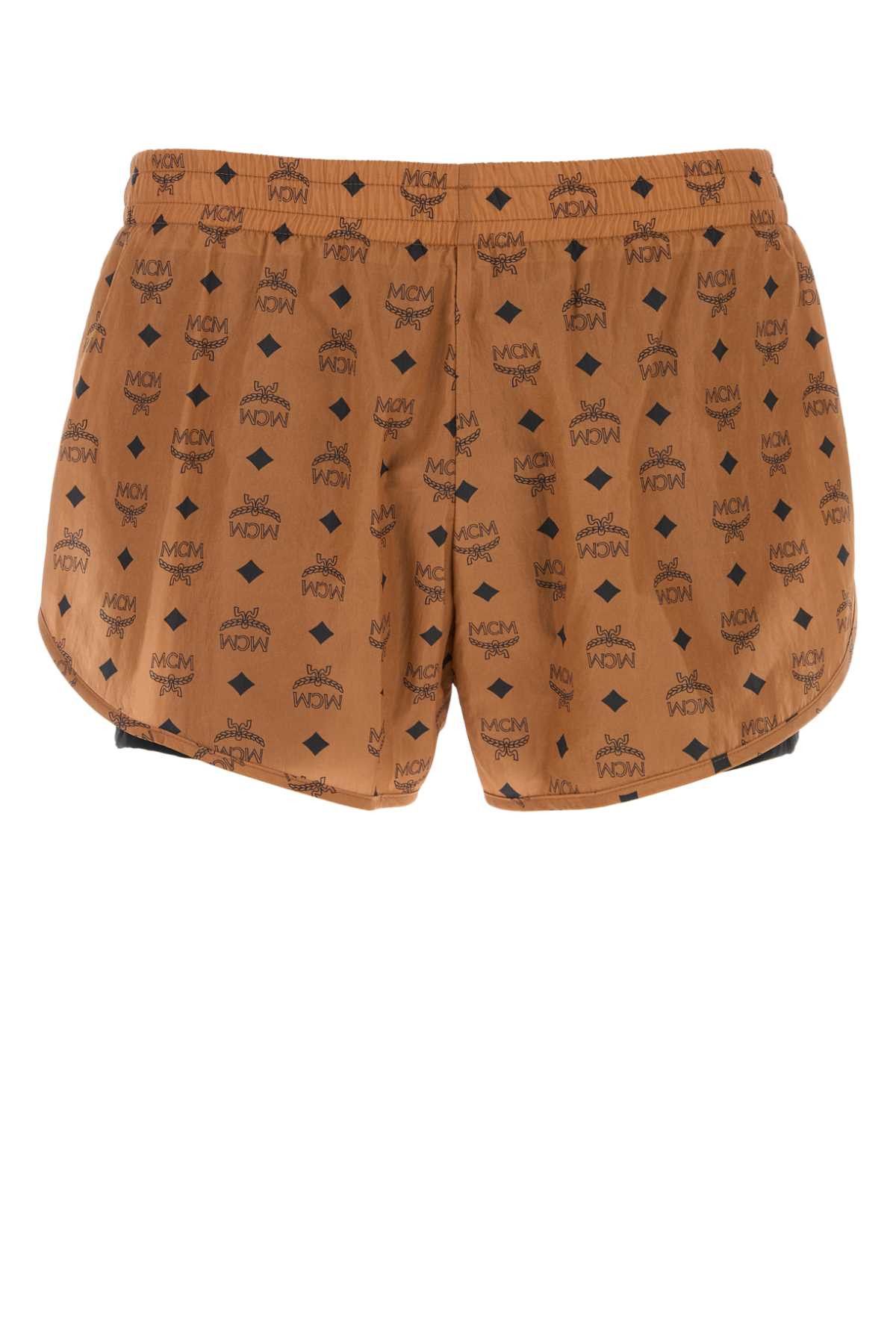 MCM Printed Nylon Shorts Size US L / EU 52-54 / 3 - 1 Thumbnail