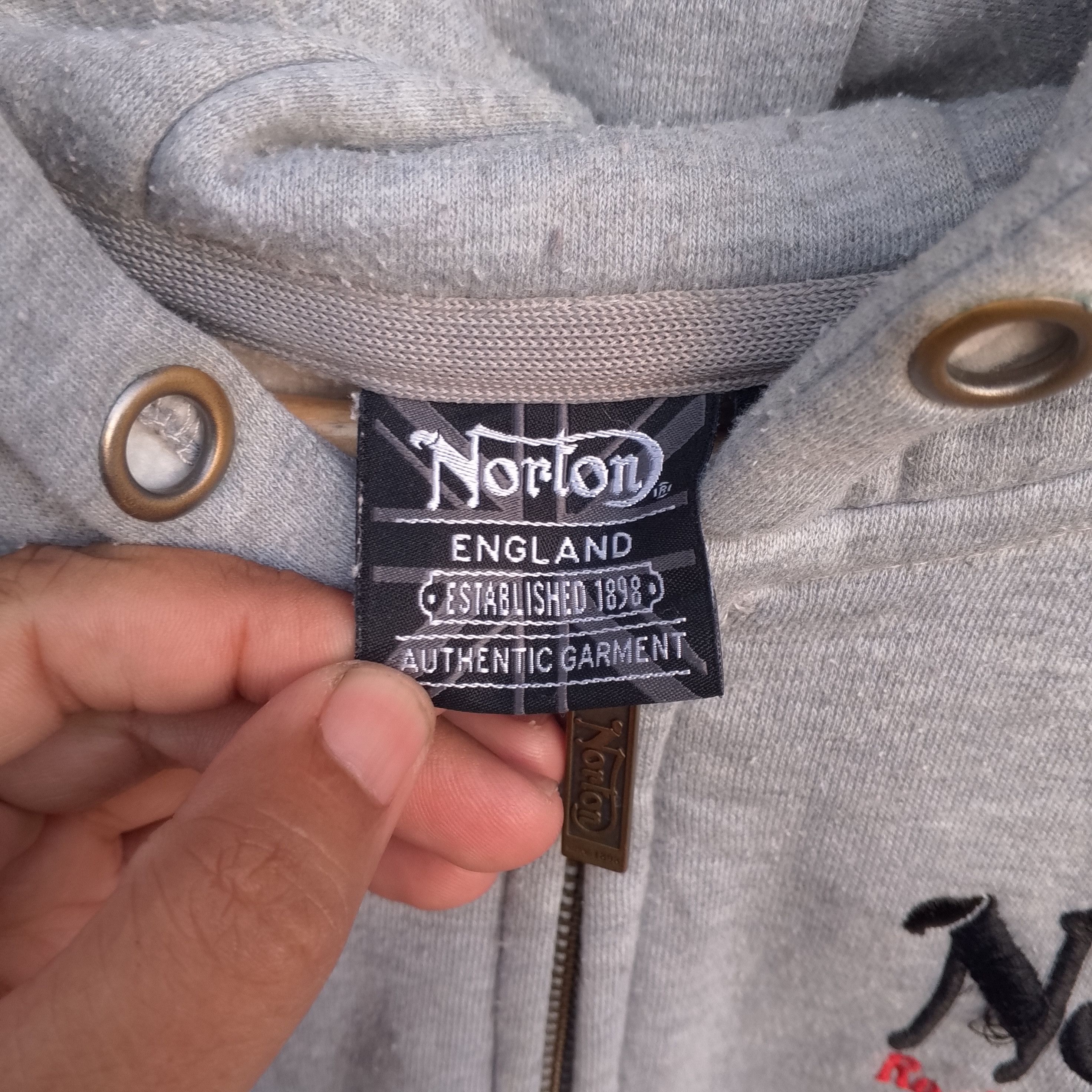 Norton Norton Motorcycle Rockers Speed Club Zip Up Hoodie Size US L / EU 52-54 / 3 - 8 Thumbnail