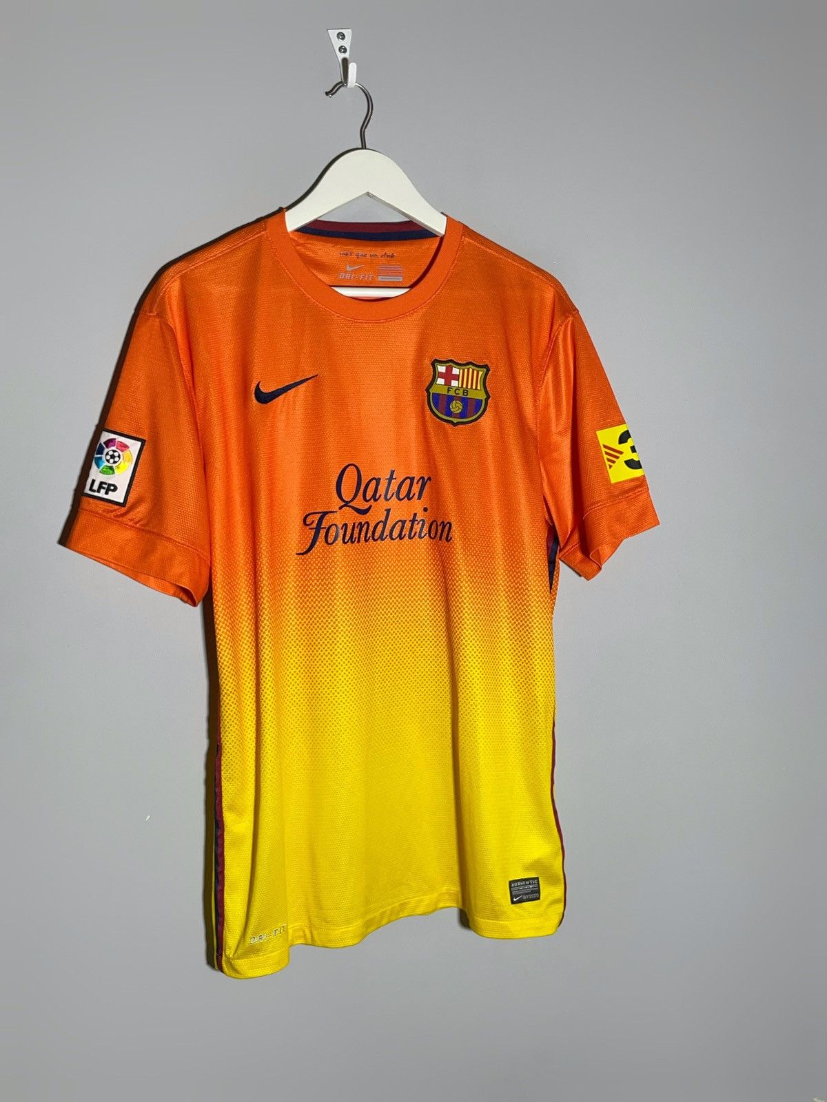 Nike F.C Barcelona Nike 2012/13 Away Y2k Football Shirt Size US XL / EU 56 / 4 - 2 Thumbnail
