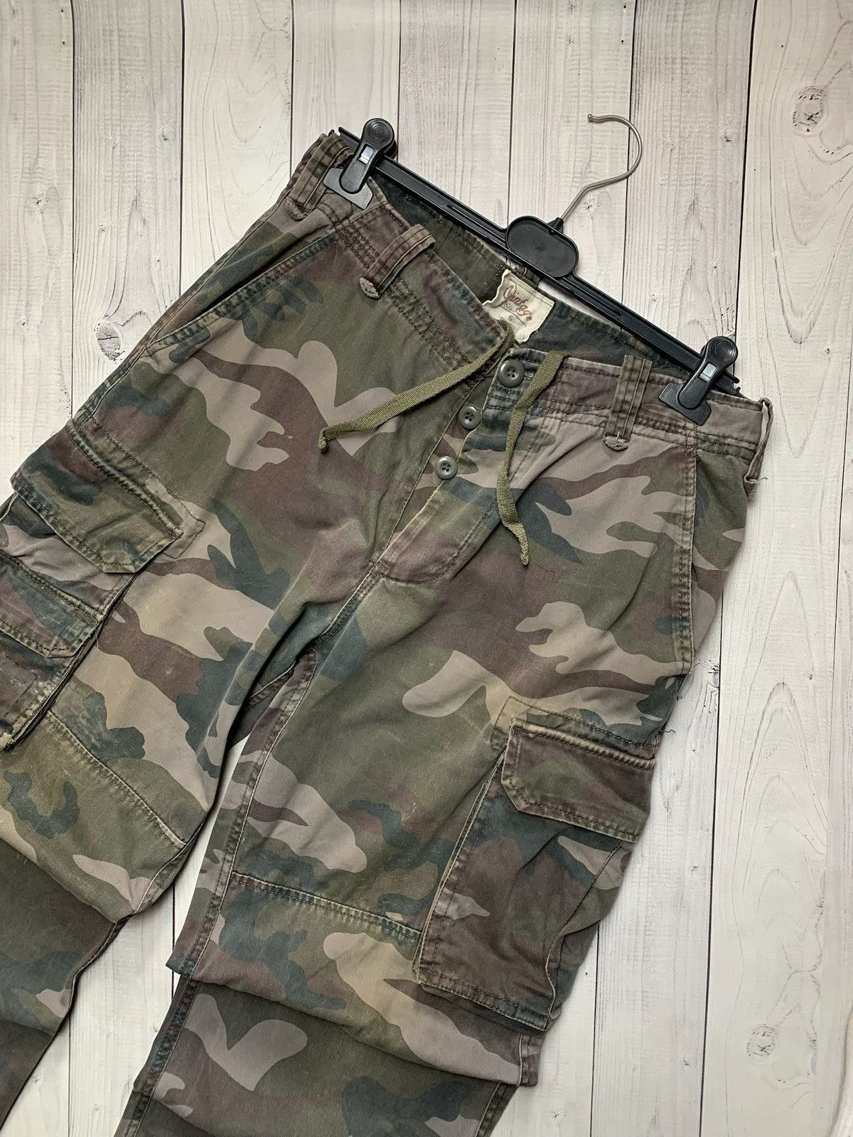 Designer × Vintage Vintage camo cargo pants distressed Y2K size 32 Size US 32 / EU 48 - 2 Thumbnail