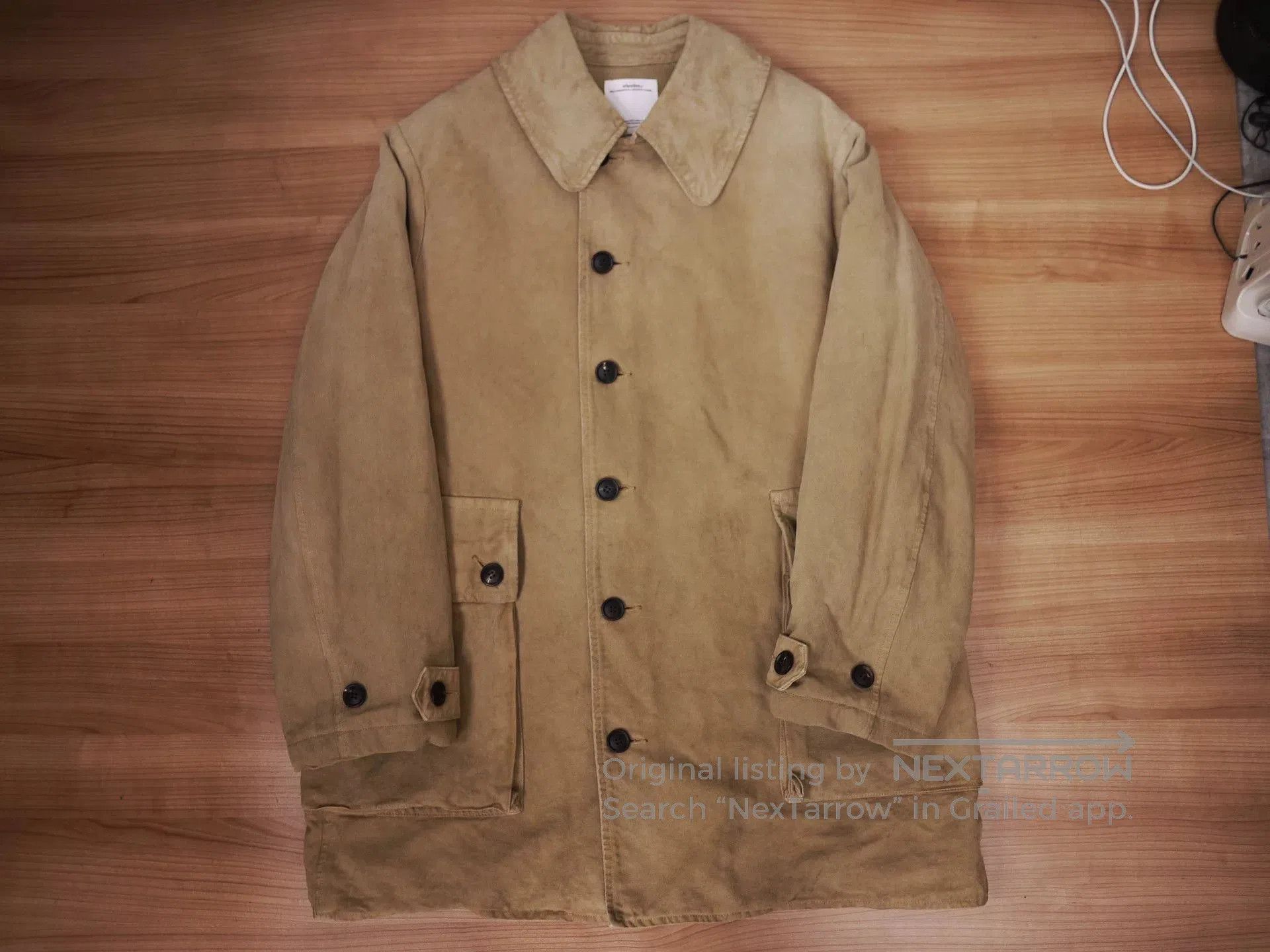Visvim visvim winfield shearling coat in beige. Size US XS / EU 42 / 0 - 1 Thumbnail