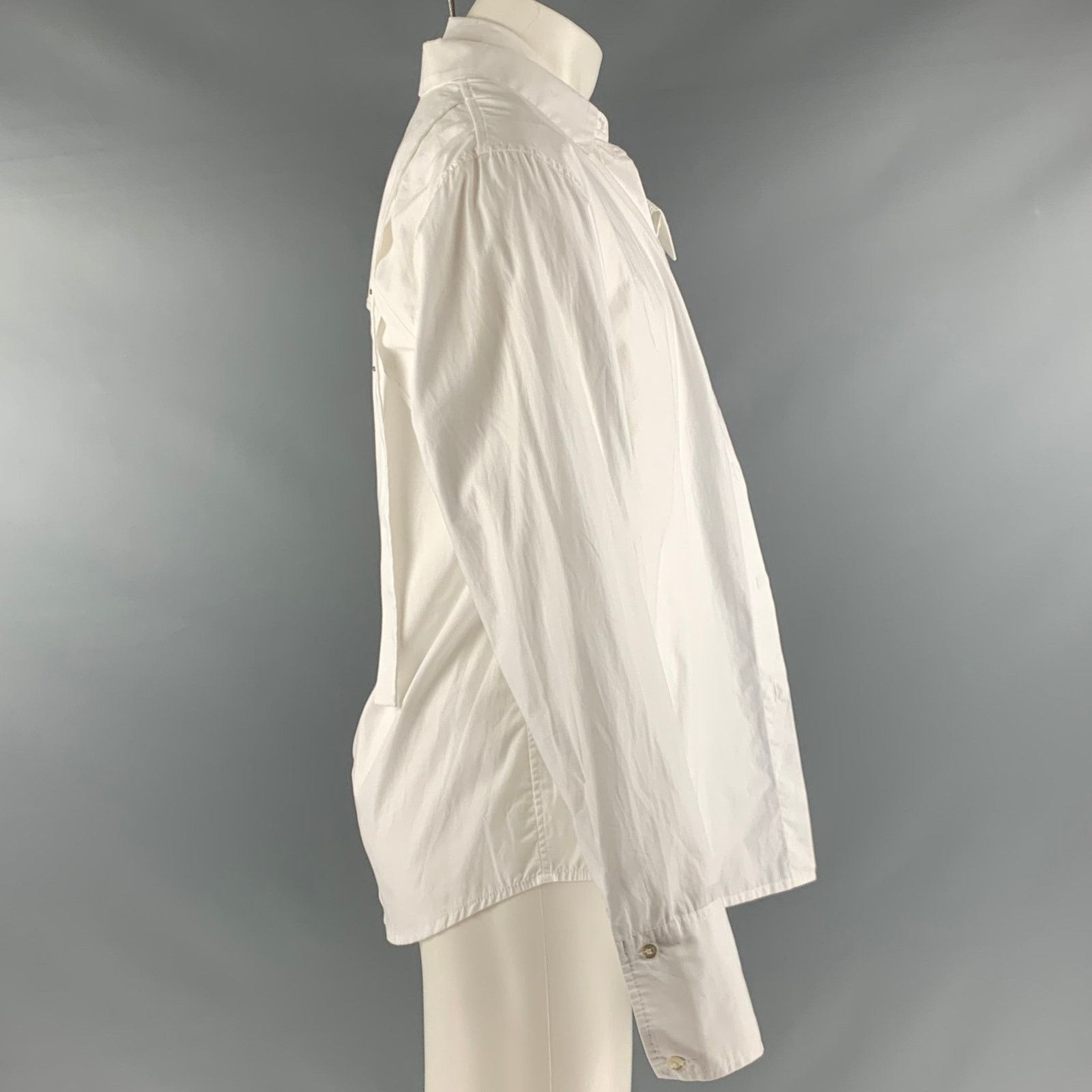 DELADA DELADA Size S White Cotton Long Sleeve Shirt Size US S / EU 44-46 / 1 - 2 Thumbnail