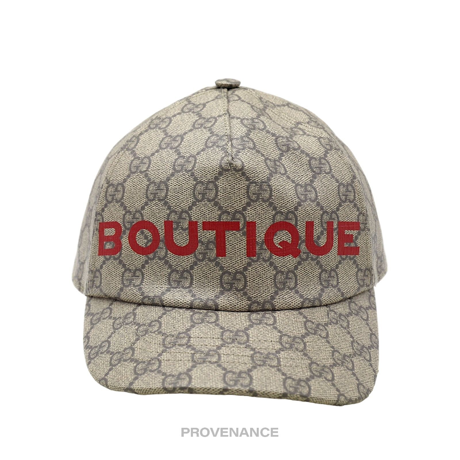 Gucci 🔴 Gucci GG Supreme BOUTIQUE Cap - Monogram GG Canvas Size ONE SIZE - 1 Thumbnail