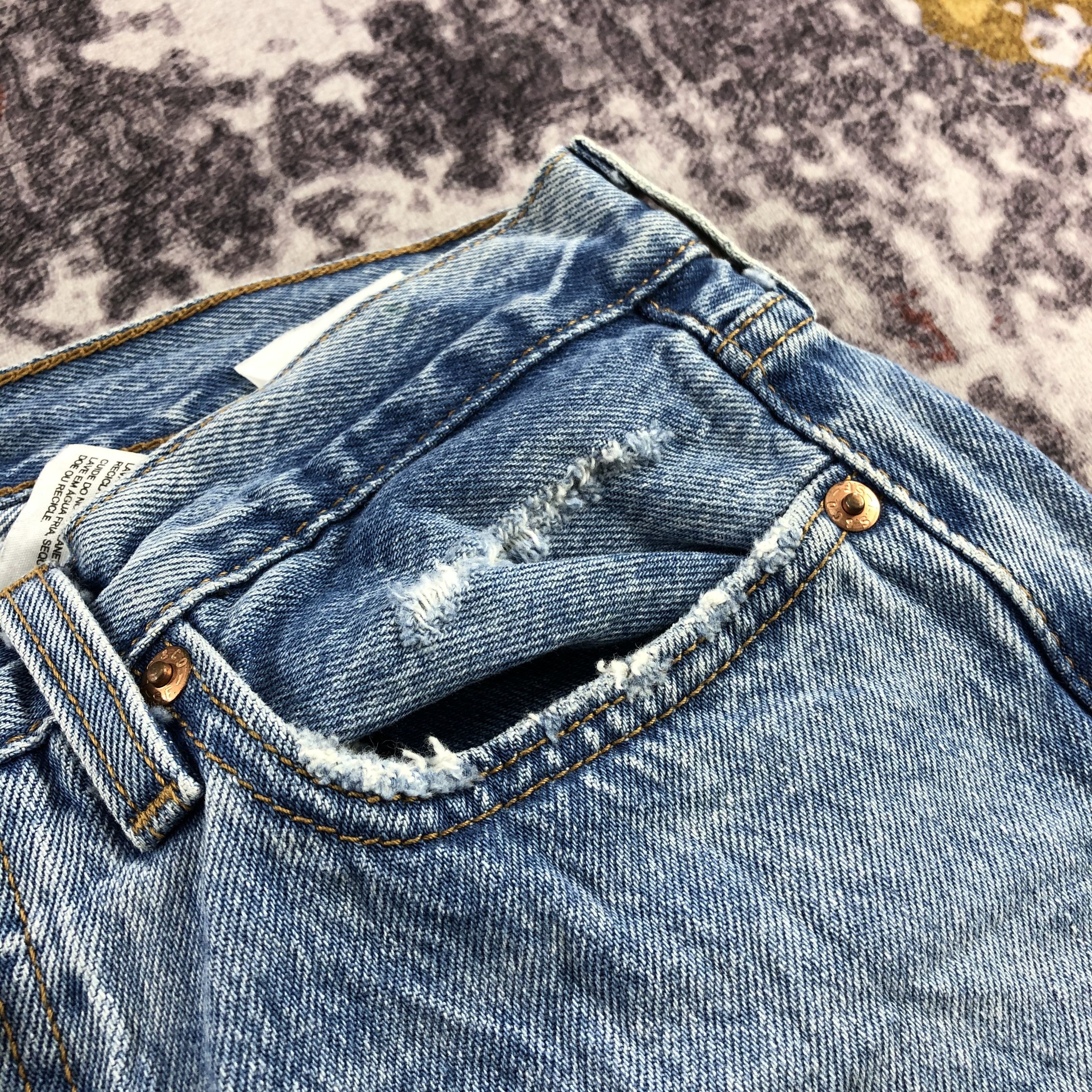 Levi's Vintage Blue Wash Levis 501 Jeans-JM3092 Size 29" - 10 Thumbnail