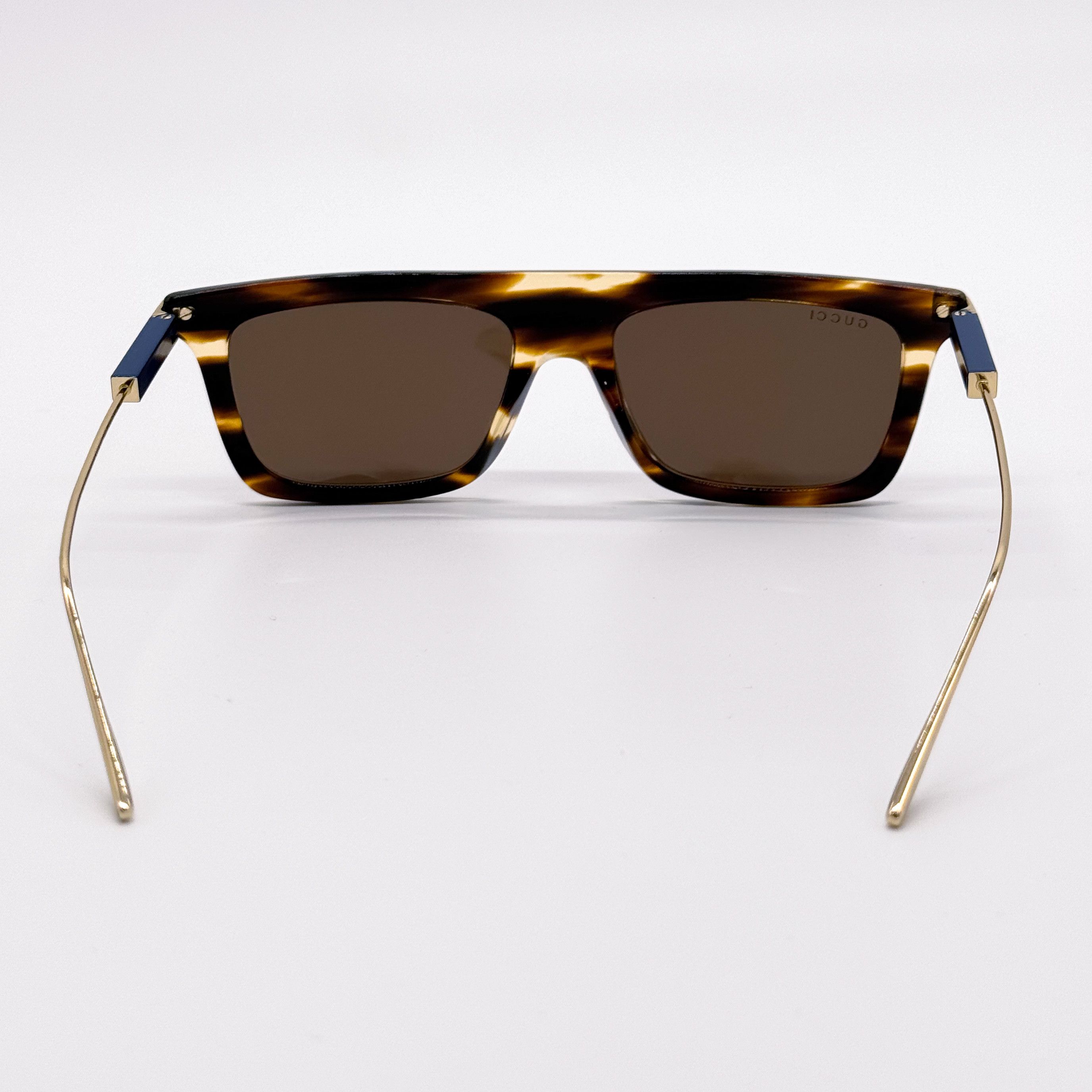 Gucci NEW AUTHENTIC GUCCI GG1437S 003 SQUARE MEN SUNGLASSES GUCCI Size ONE SIZE - 8 Thumbnail