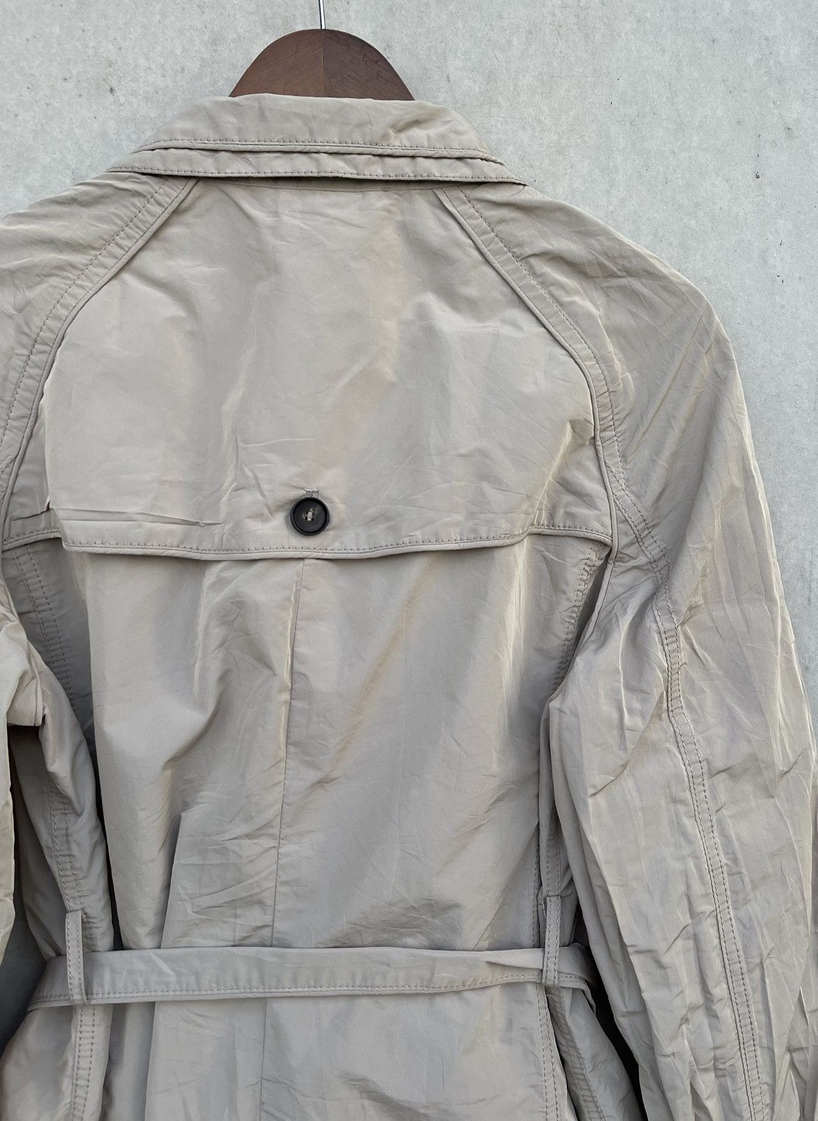 Gerard Darel S/S 2002 GERARD DAREL DOUBLE-BREASTED TRENCH COAT/JACKET Size M / US 6-8 / IT 42-44 - 7 Thumbnail