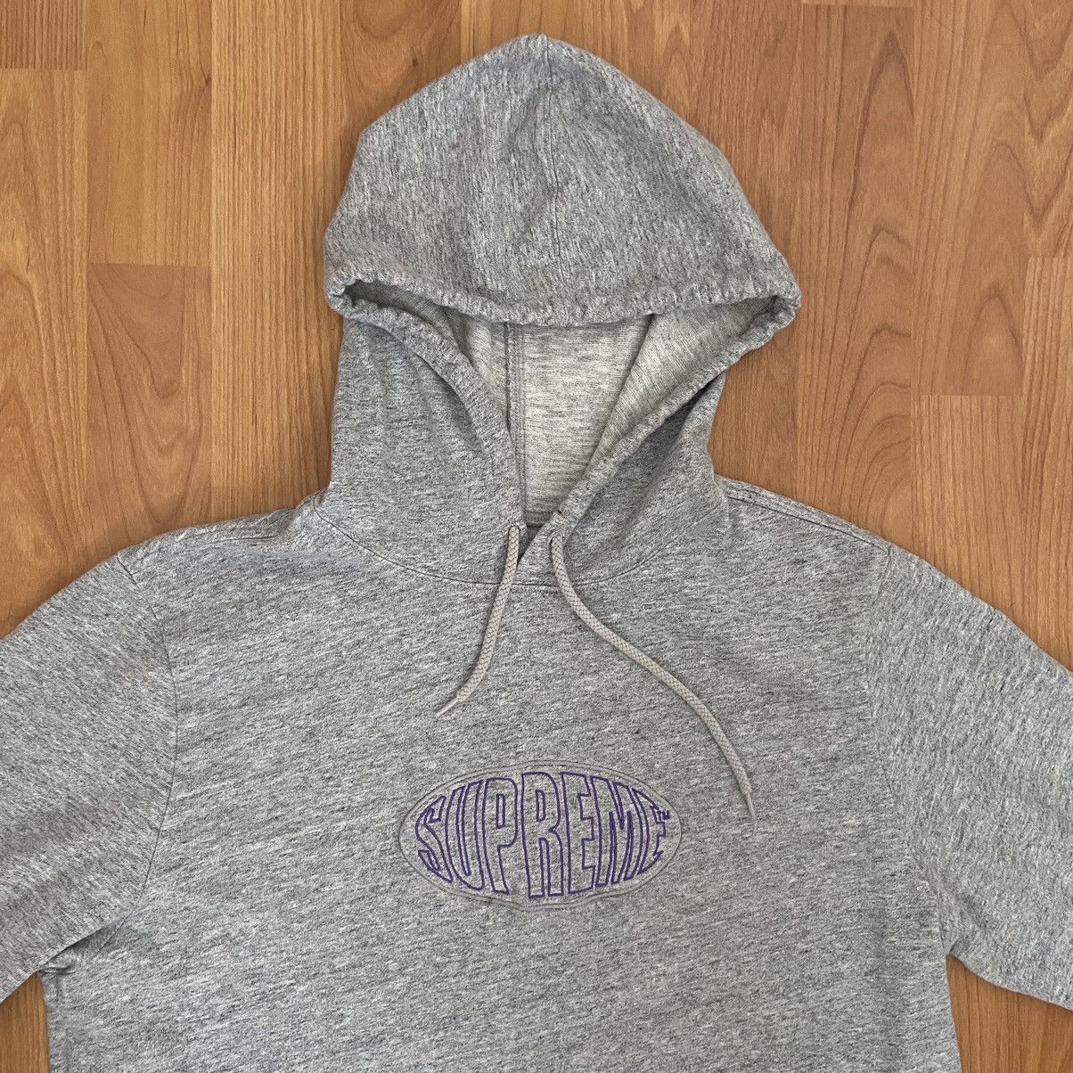 Supreme Supreme Warped Logo Purple Hoodie Shirt Men’s Medium Size US M / EU 48-50 / 2 - 4 Thumbnail