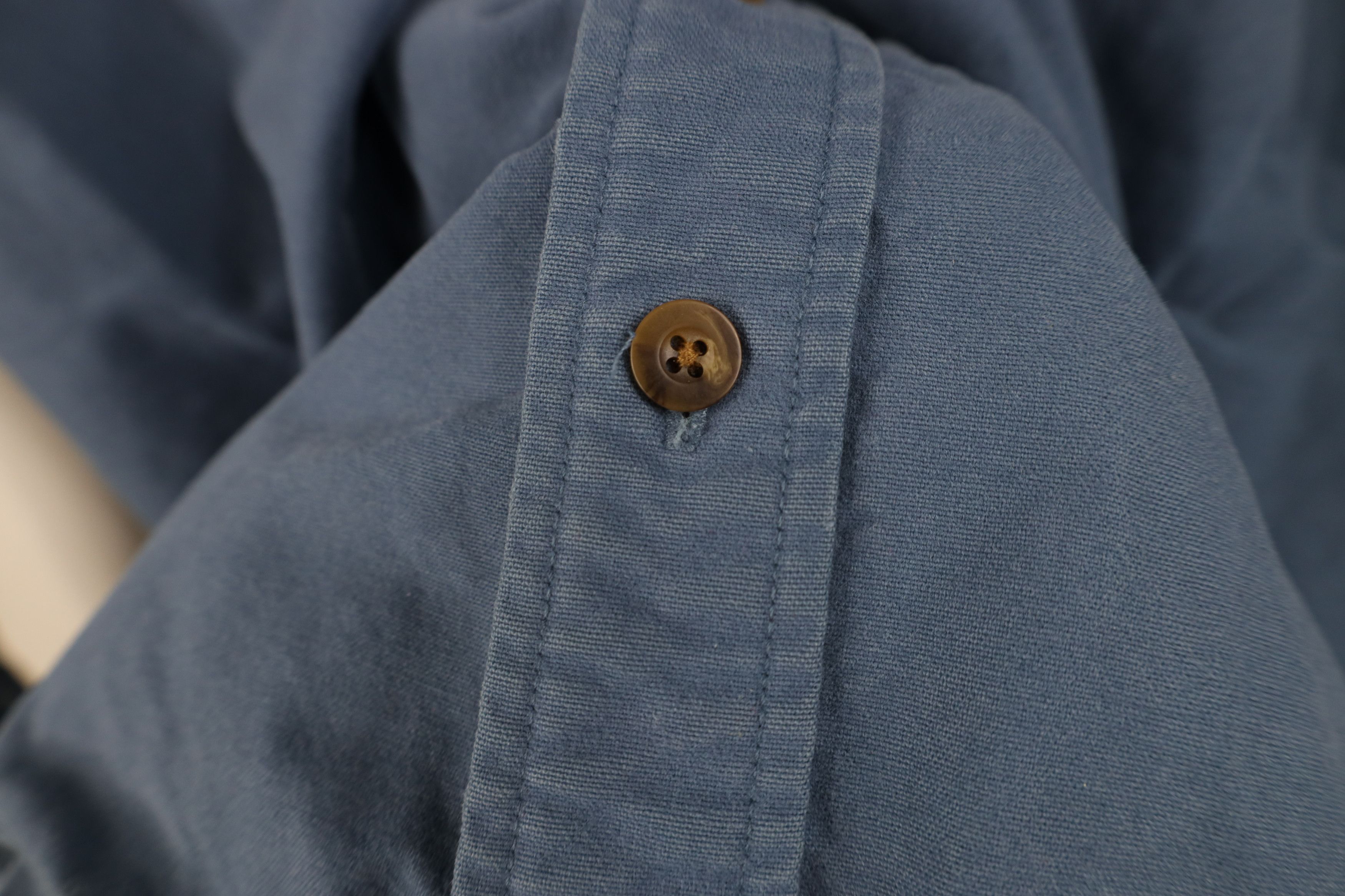 Cabelas Vintage 90s Cabelas Heavyweight Cloth Button Shirt Blue Size US M / EU 48-50 / 2 - 11 Thumbnail