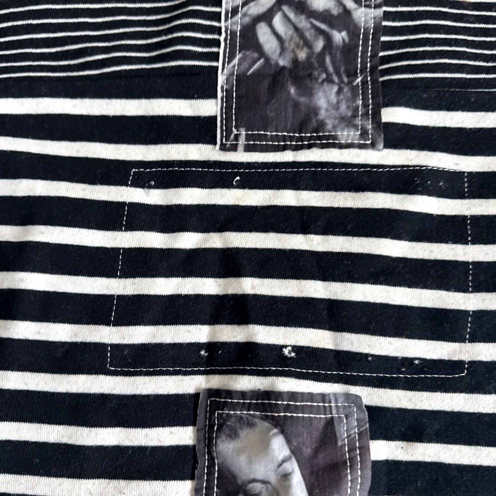 Vintage Côte De Nuits Sweatshirt Striped Black M Men Designer Pullover Size US M / EU 48-50 / 2 - 4 Thumbnail