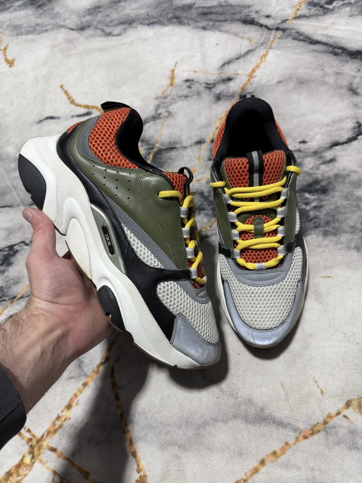 Dior Dior x Peter Doig B22 Olive Green Orange - Sz 12US Size US 12 / EU 45 - 1 Thumbnail