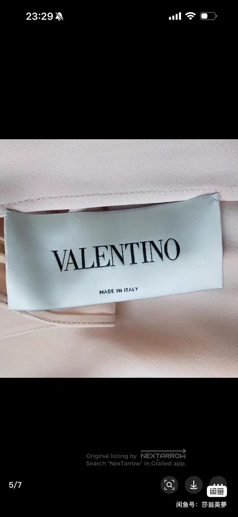 Valentino Valentino Mulberry silk V-neck backless sleeveless dress Size M / US 6-8 / IT 42-44 - 4 Thumbnail