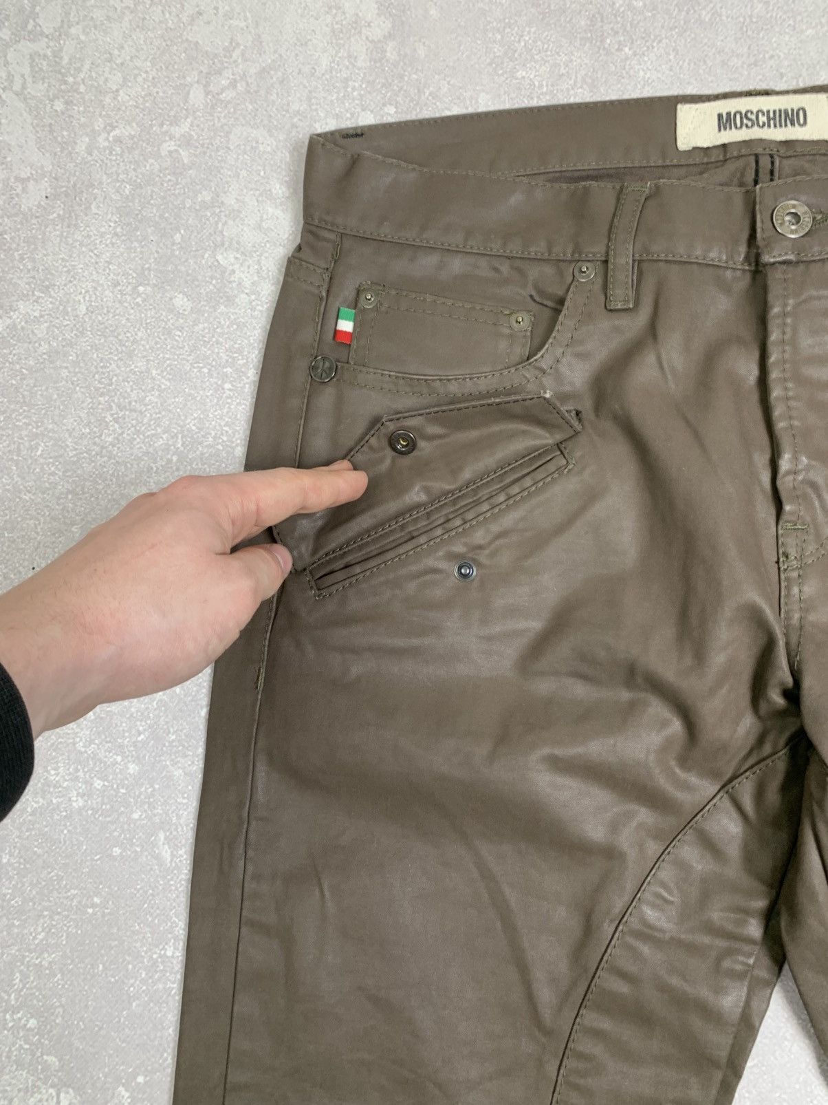 Moschino Moschino Archive Y2K Coated Pants Levi’s Engineered Vibe Size US 31 - 17 Thumbnail
