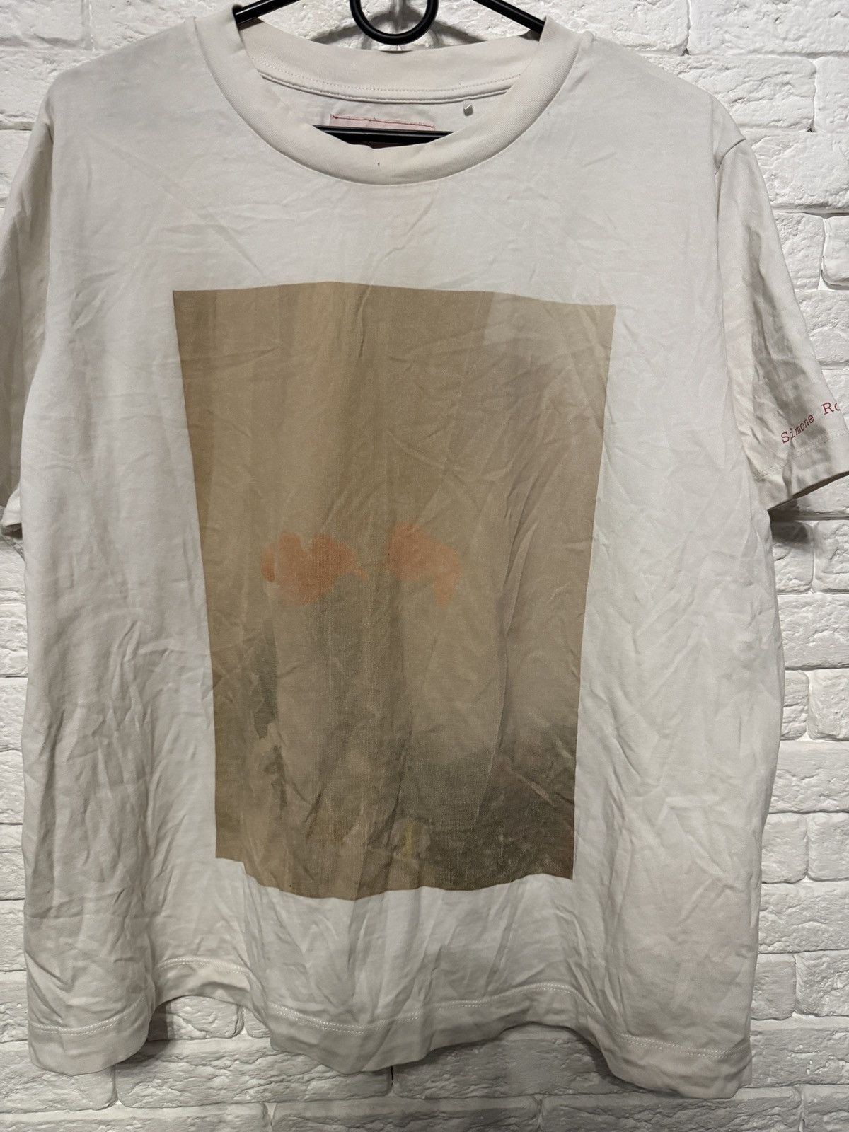 Simone Rocha Simone Rocha x H&M Woman`s T-shirt Huge Graphic Print Tee Size L / US 10 / IT 46 - 3 Thumbnail