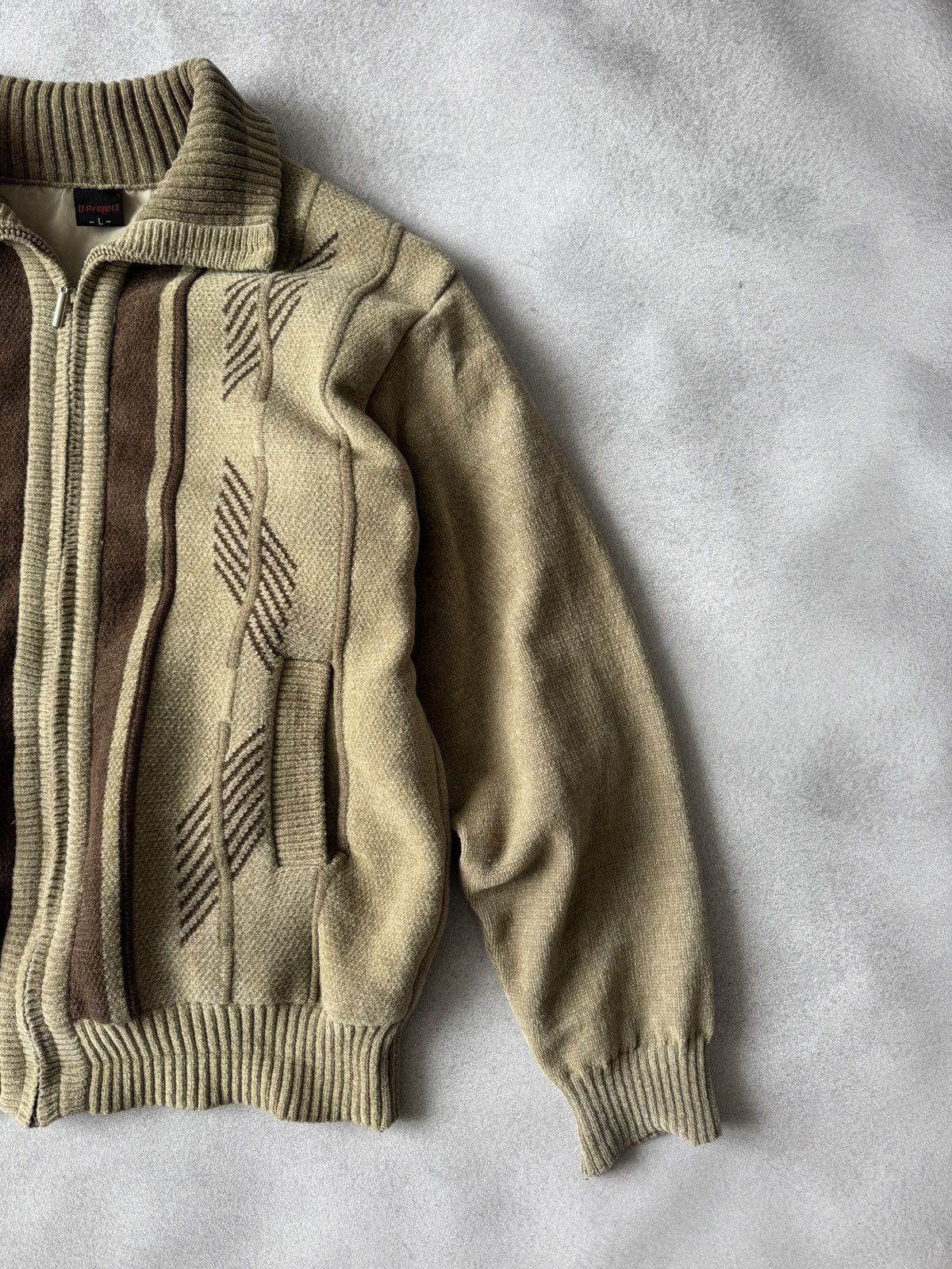 Other Old Money Vintage Sweater jacket brown style Size US L / EU 52-54 / 3 - 3 Thumbnail