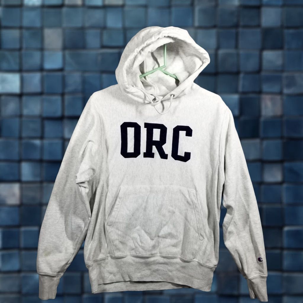 Champion Champion Reverse Weave Hoodie Mens Small Gray ORC Fleece Pullover Sweatshirt Size US S / EU 44-46 / 1 - 1 Thumbnail