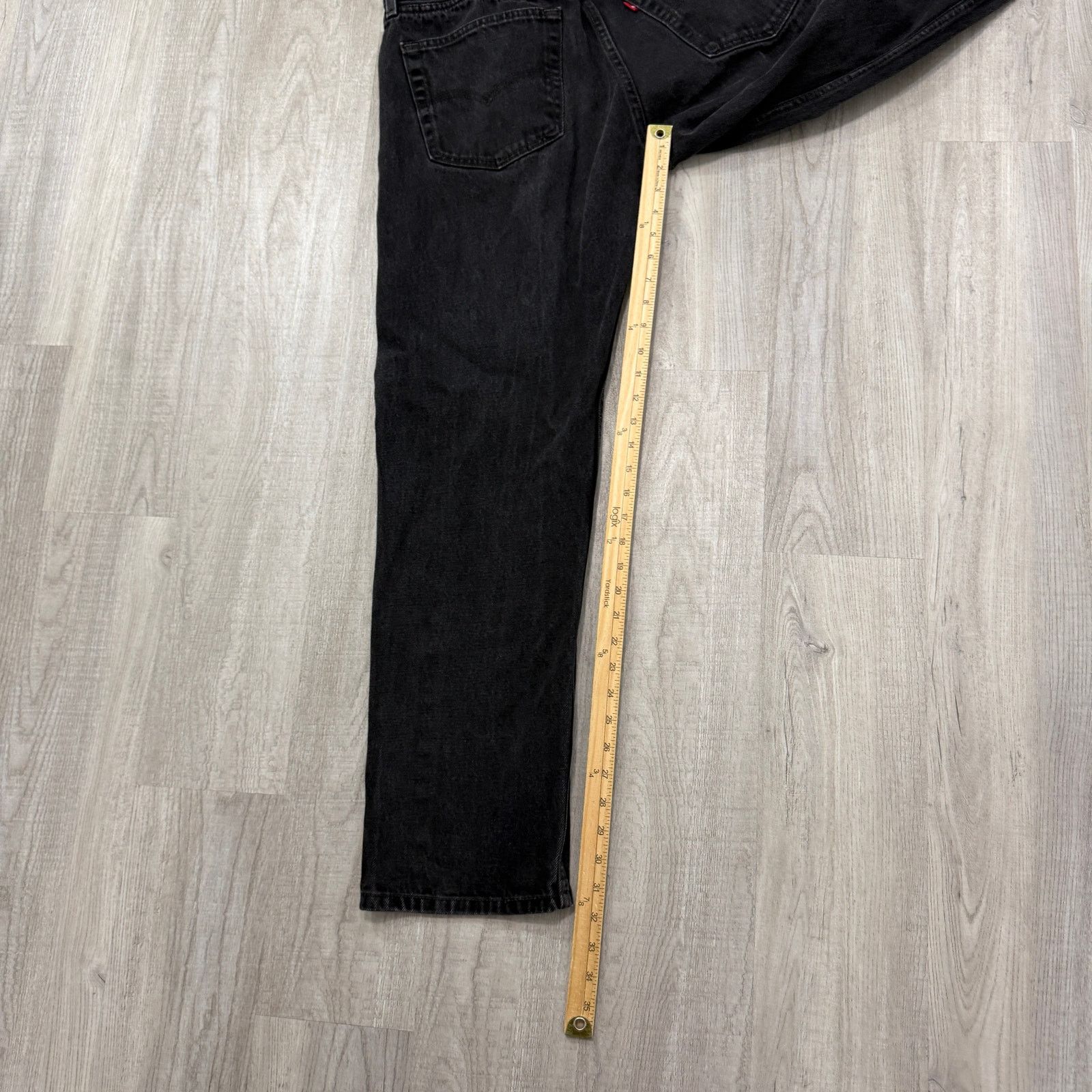 Levi's Levis 505 Regular Fit Jeans Men's 36x34 Black Western Size US 36 / EU 52 - 8 Thumbnail