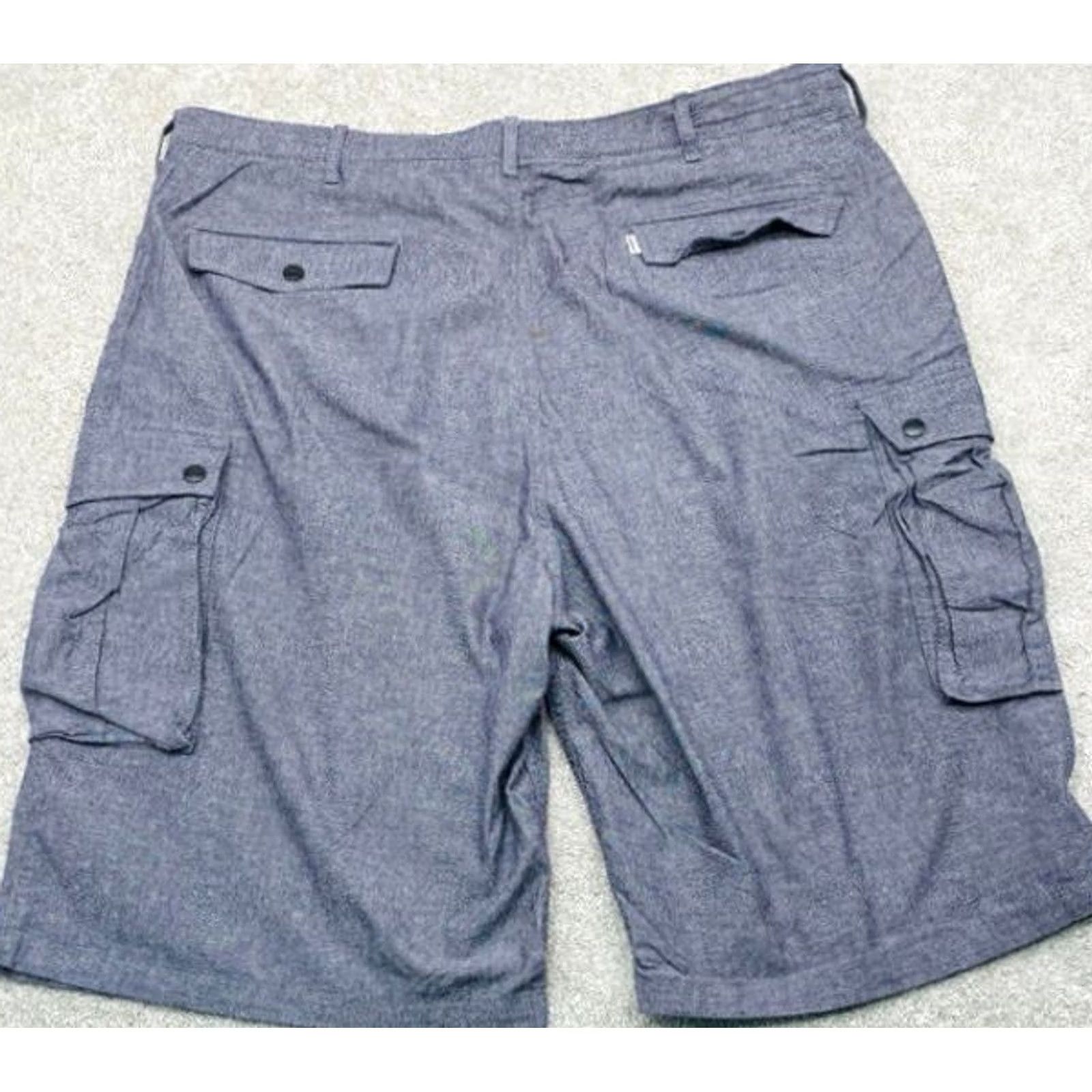 Levi's VINTAGE Levi's Carrier Cargo Shorts Mens 40x12 Gray 100% Cotton 4186 Size US 40 / EU 56 - 6 Thumbnail