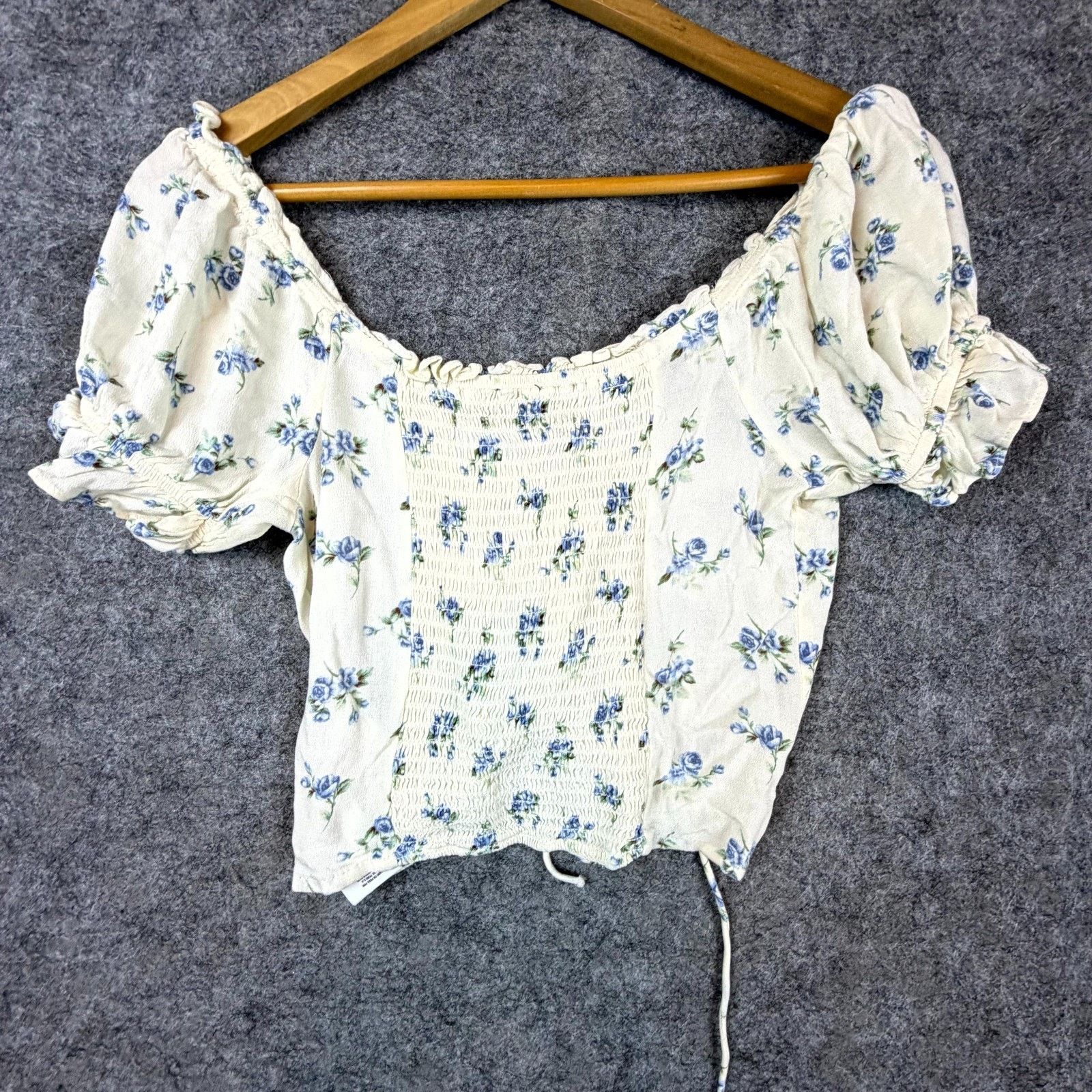 American Eagle Outfitters American Eagle Outfitters Peasant Top Womens XS Boho Crop Size XS / US 0-2 / IT 36-38 - 2 Thumbnail
