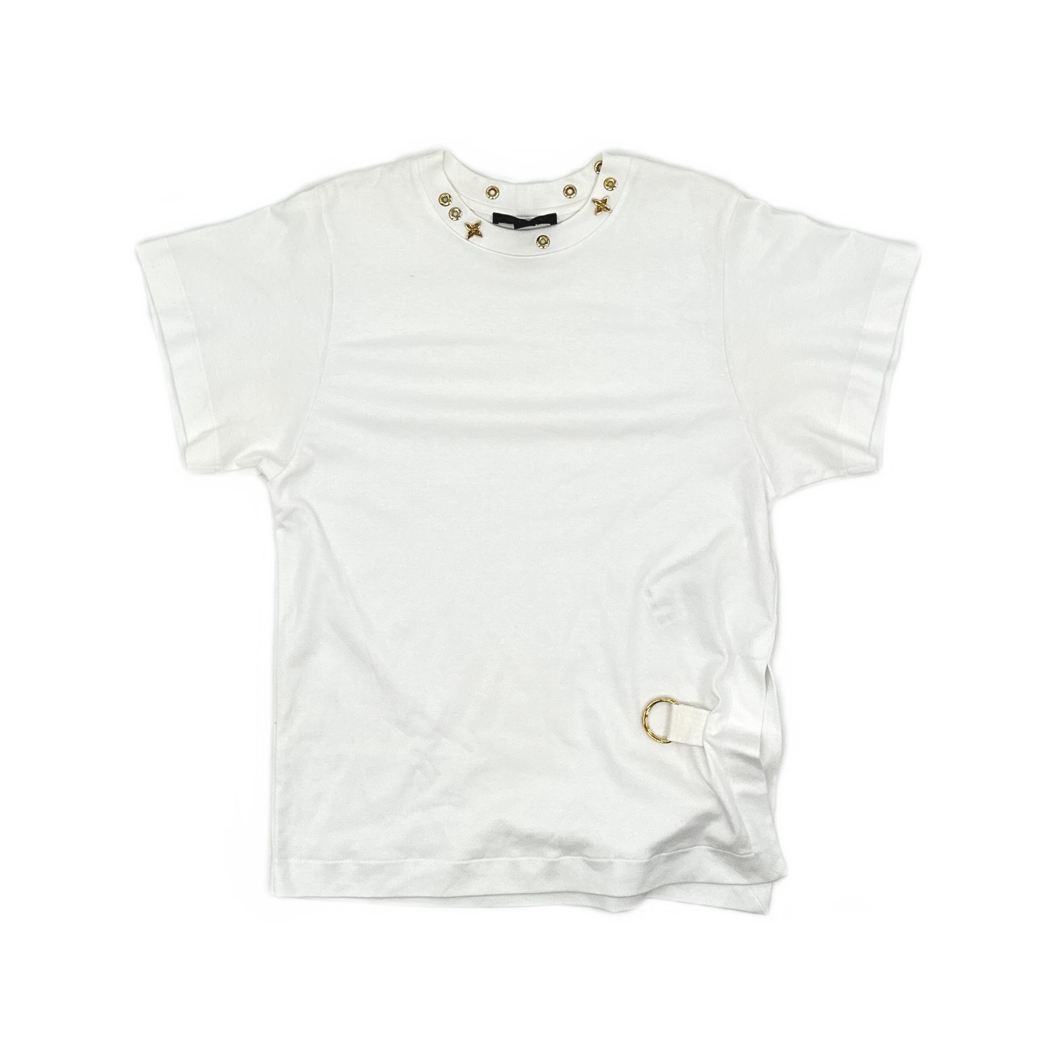 Louis Vuitton Louis Vuitton Gold Eyelet Collar T-Shirt M Size M / US 6-8 / IT 42-44 - 1 Thumbnail