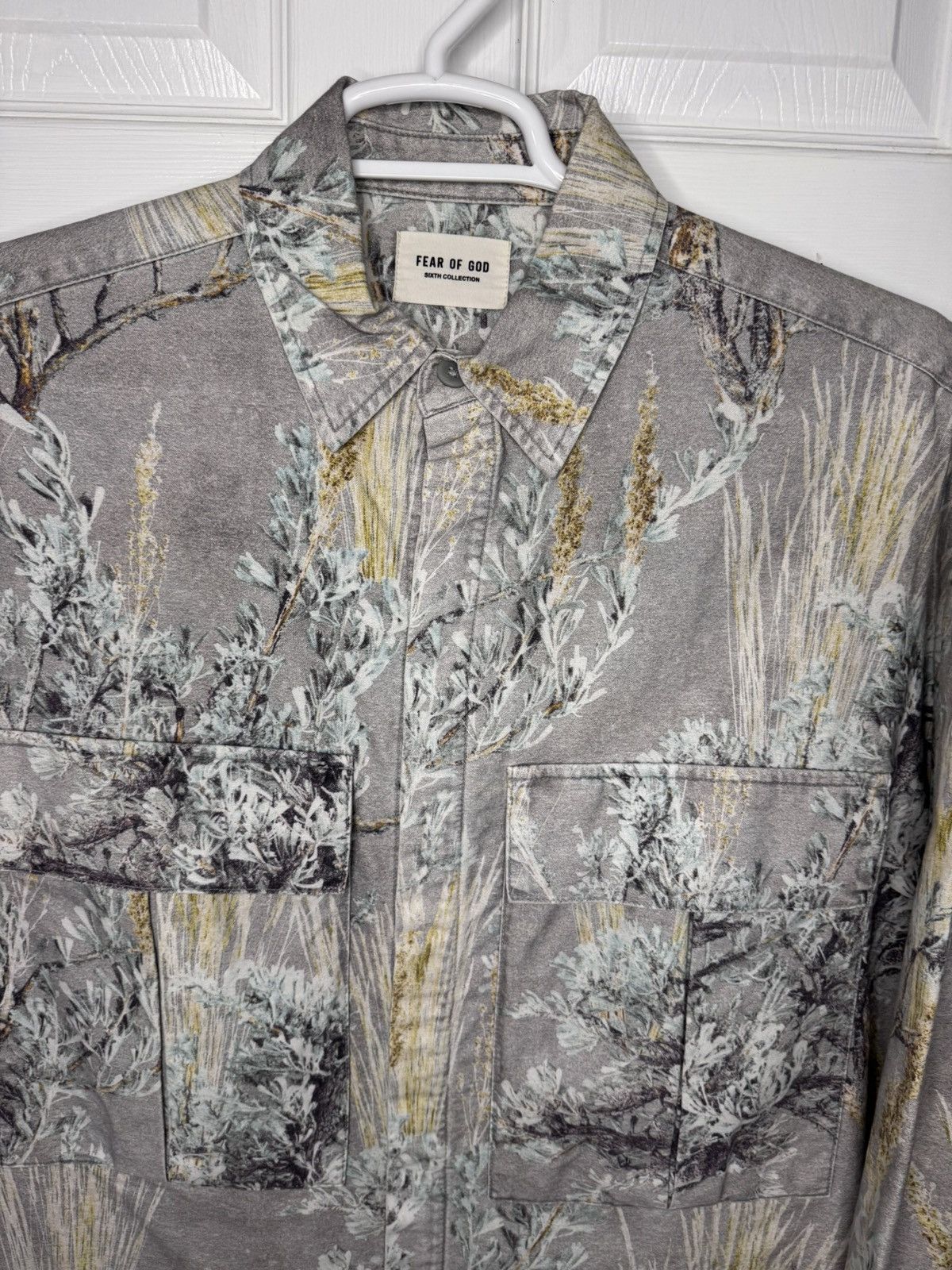 Fear of God Fear of God Sixth Collection Camo Button Down Size L Size US L / EU 52-54 / 3 - 2 Thumbnail