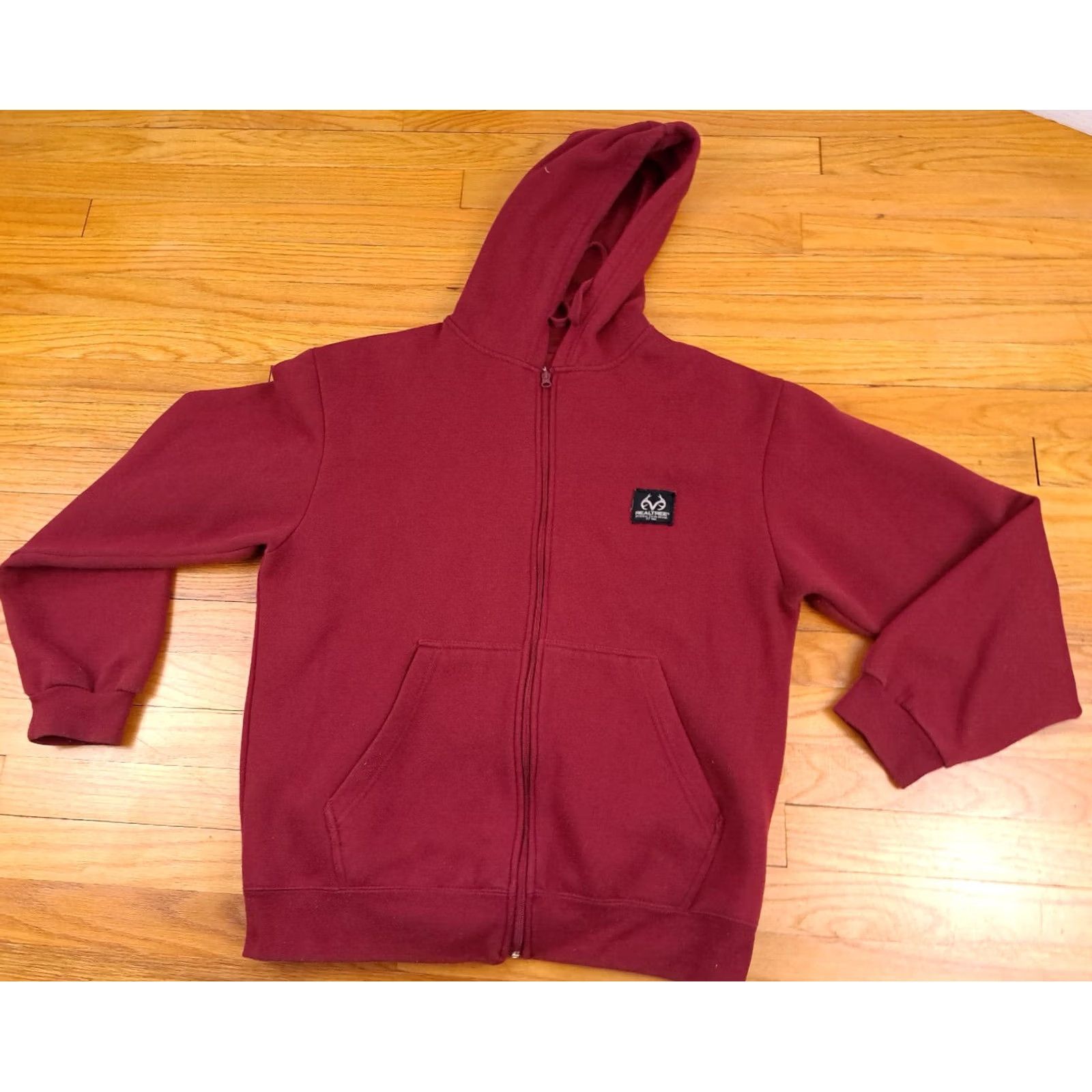 Realtree Realtree Hooded Sweatshirt Pullover Red Outdoor Medium Men Size US M / EU 48-50 / 2 - 2 Thumbnail