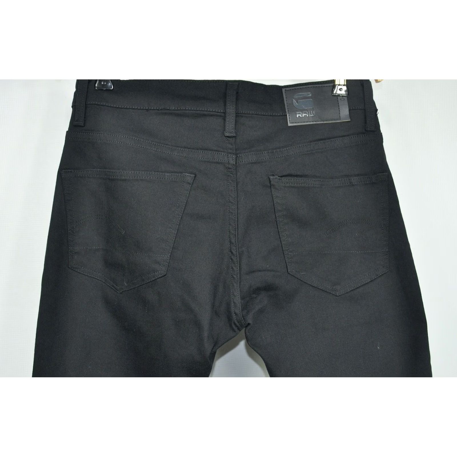 G-Star G-Star 3301 Deconstructed Skinny Art Jeans Waist W31/L32 Black Mens Regular Jeans Size US 31 - 4 Thumbnail