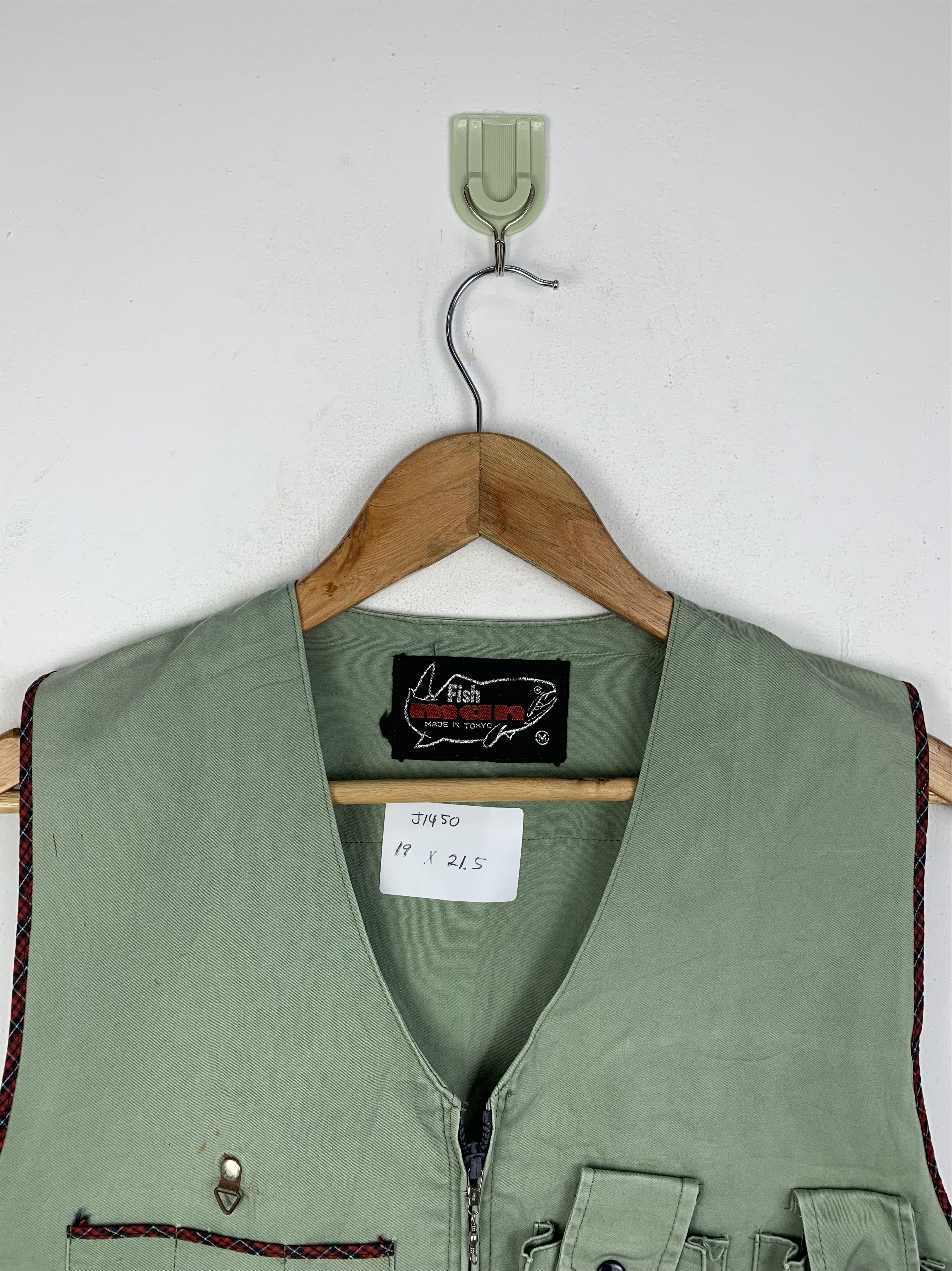 Japanese Brand Vintage Japanese Brand Cargo Fishing Jacket Vest J1450 Size US M / EU 48-50 / 2 - 2 Thumbnail