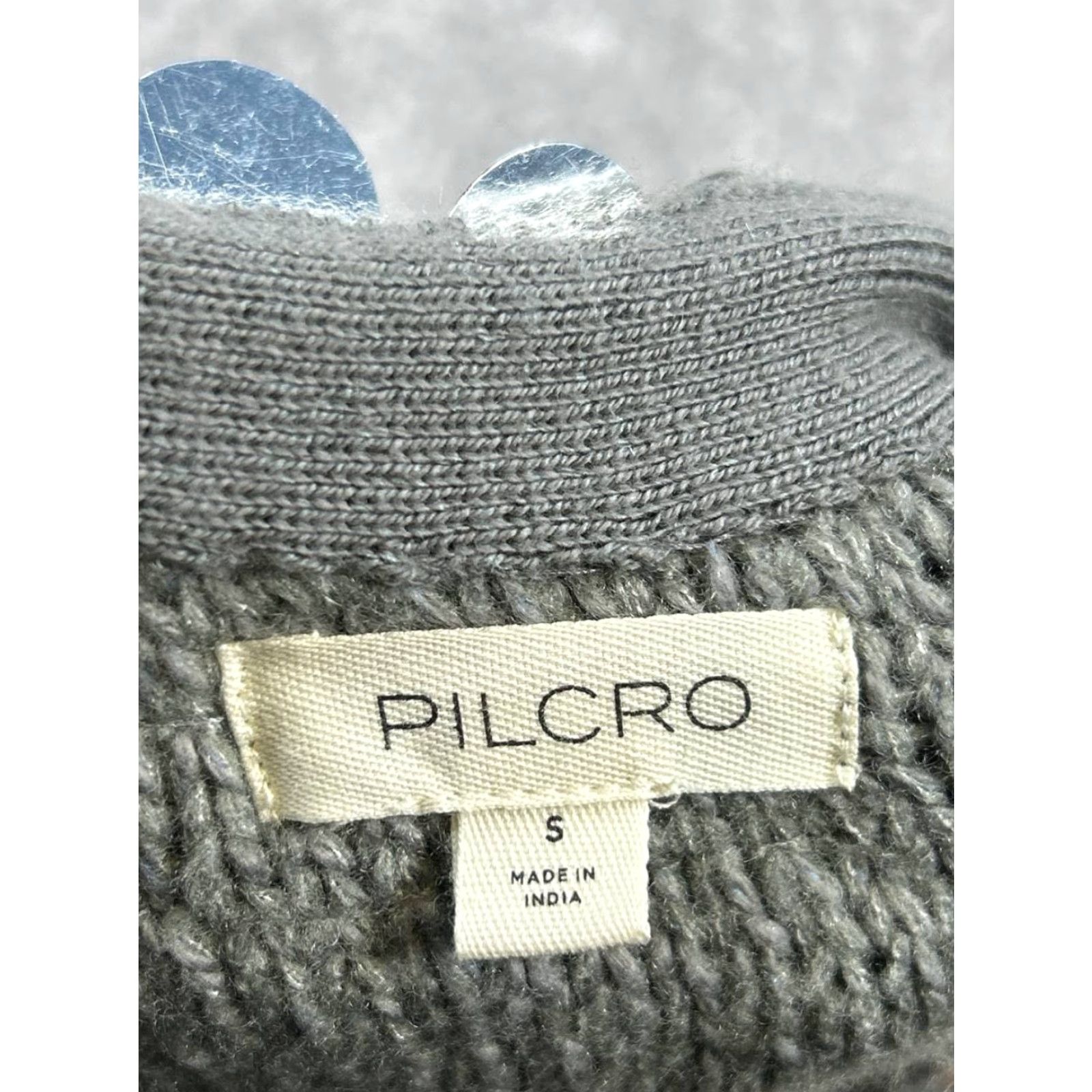 Vintage Pilcro Sweater Womens Small Gray Sequin Open Front Pilcro Sweater Womens Small Gray Sequin Open Front Size S / US 4 / IT 40 - 3 Thumbnail