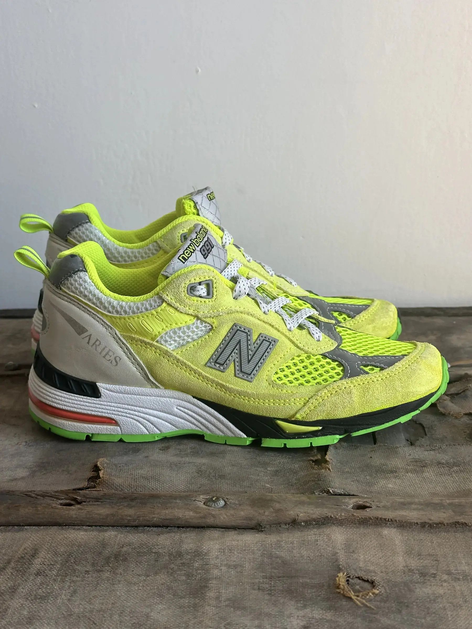Aries × New Balance NEW BALANCE x ARIES 991 Shoes Sneakers Suede Leather Size US 5.5 / IT 35.5 - 6 Thumbnail