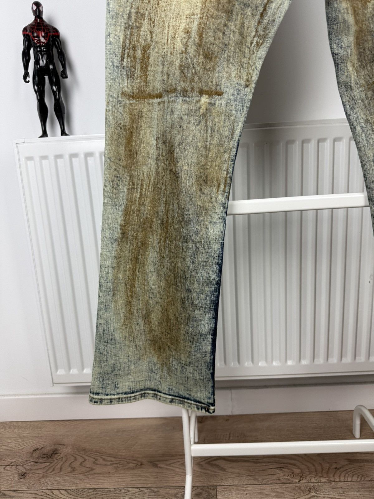 If Six Was Nine × Japanese Brand Rock Rebel flared distressed jeans Size US 34 / EU 50 - 10 Thumbnail
