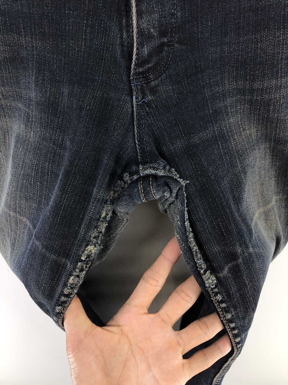 Wrangler Vintage Wrangler Blue Bell Faded Dark Blue Jeans Size US 30 / EU 46 - 9 Thumbnail