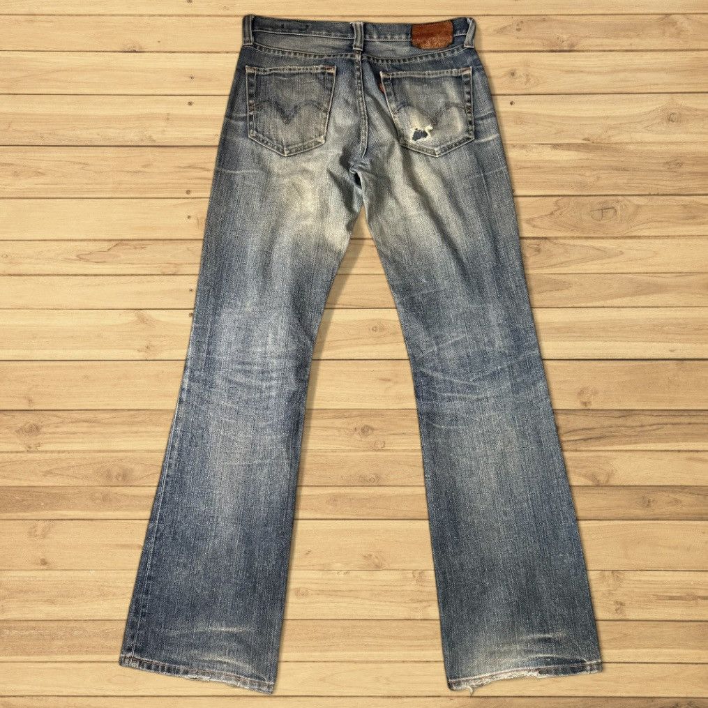 Levi's 🔥🇯🇵 Vintage Distressed 06 Levis 517 Flared Denim Boot Cut Size US 32 / EU 48 - 2 Thumbnail