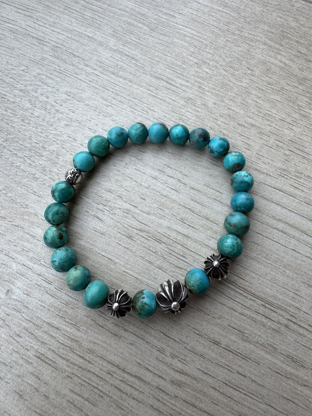Chrome Hearts Chrome Hearts Turquoise Bead Bracelet Size ONE SIZE - 3 Thumbnail