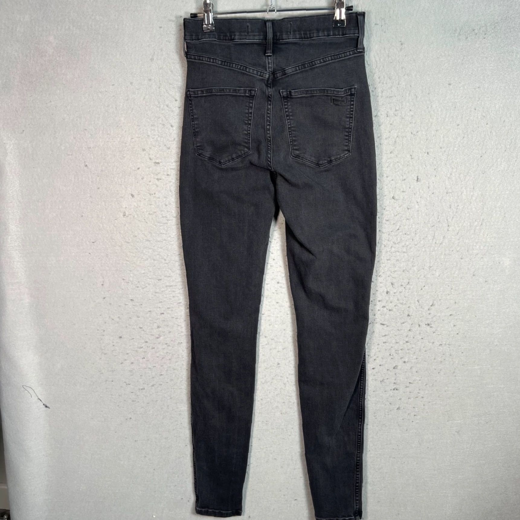 AYR Ayr Womens Black Skinny Jeans Size 27 x 32 Cotton Blend 5-Pocket Stretch Size 27" / US 4 / IT 40 - 2 Thumbnail