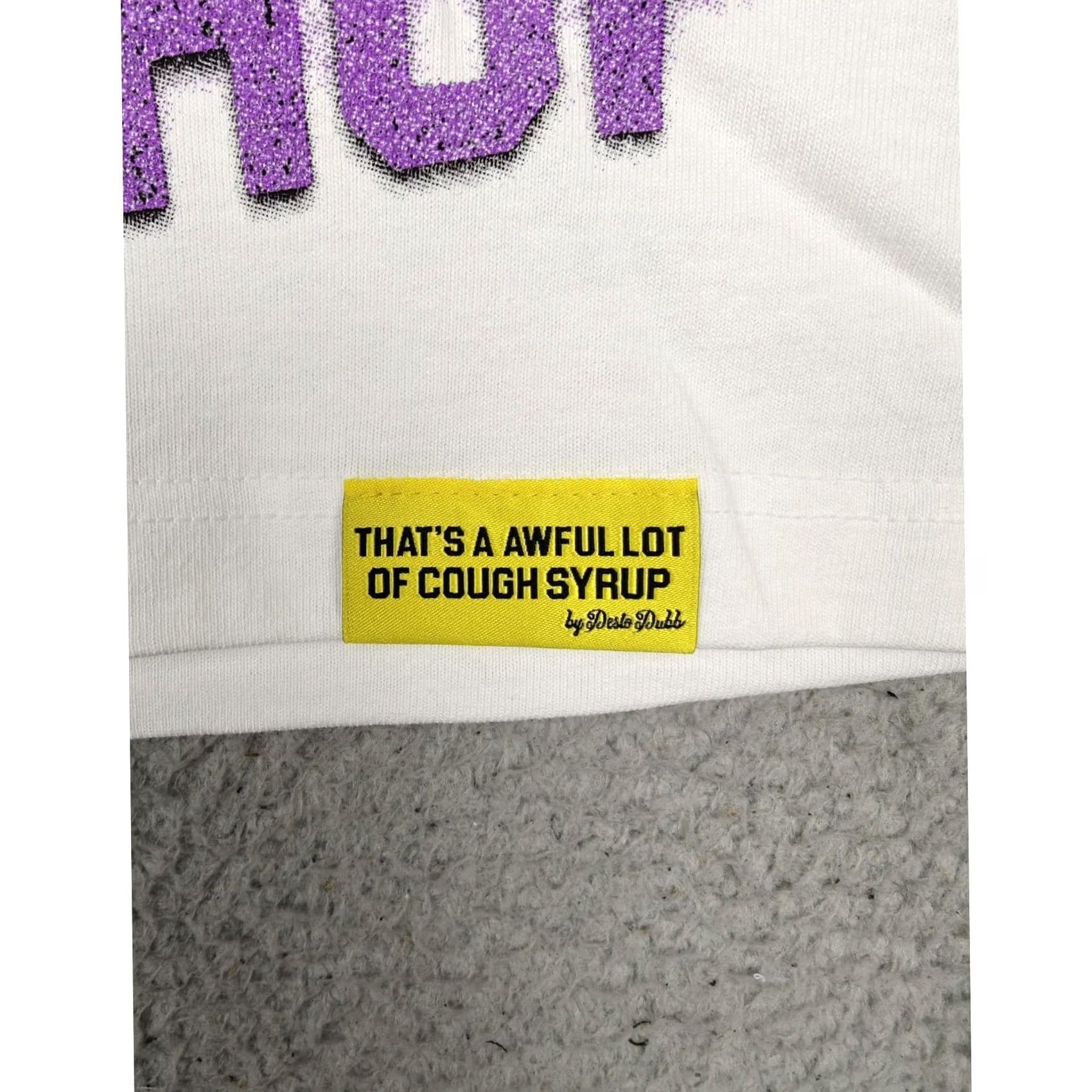 Vintage Awful Lot Of Cough Syrup Lost Hills Shirt Mens Medium White Heavyweight Tee Size US M / EU 48-50 / 2 - 4 Thumbnail
