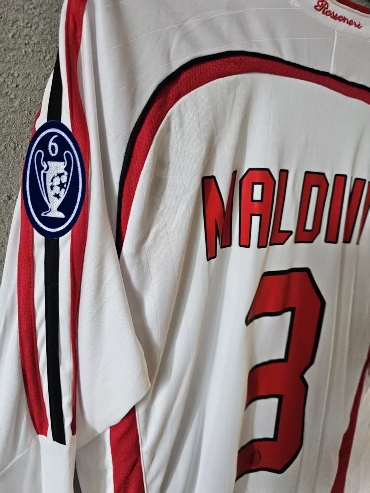 Other 2006 2007 AC Milan 3 Paolo Maldini Jersey Longsleeve Away Size US L / EU 52-54 / 3 - 4 Thumbnail