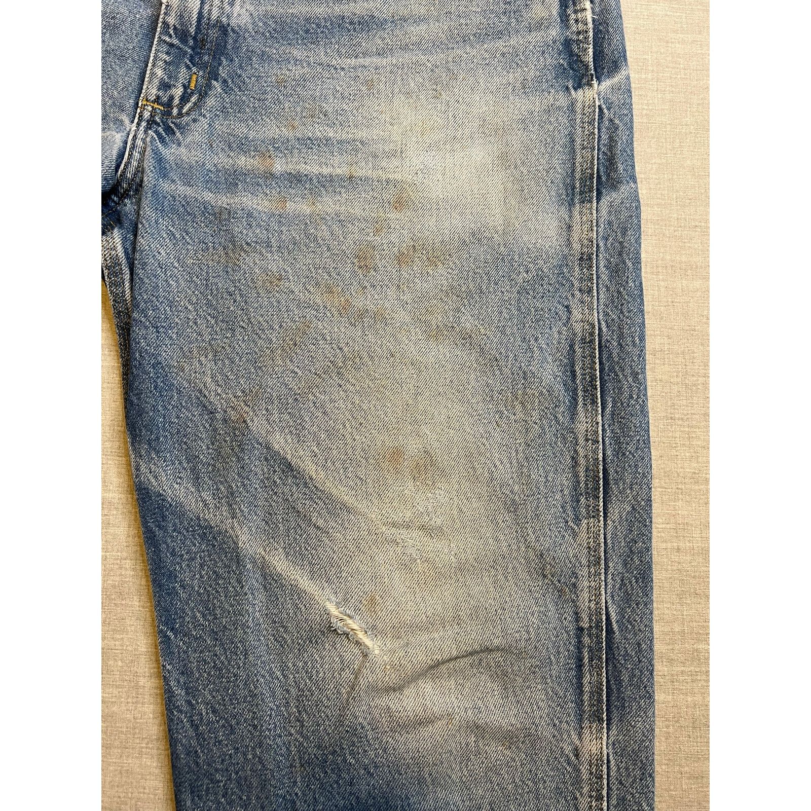 Carhartt Carhartt Faded Carpenter Workwear Jeans 40x32 Size US 40 / EU 56 - 5 Thumbnail