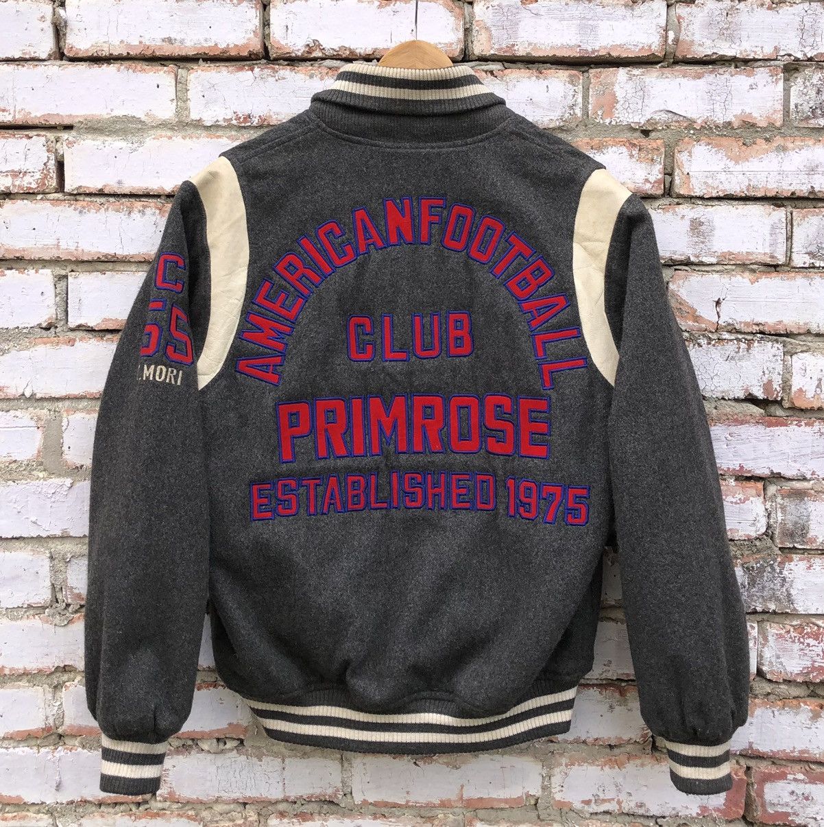 Vintage Vintage Univ. Uncle Bov Wool Mix Leather Varsity Jacket Size US L / EU 52-54 / 3 - 8 Thumbnail