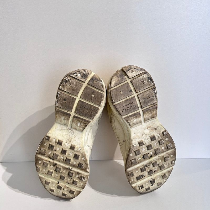 Gucci Gucci Rhyton Distressed Fashion Sneakers for Men - Size US 8.5 / EU 41-42 - 5 Thumbnail