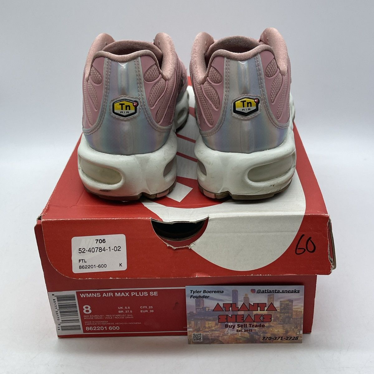 Nike Wmns air max plus red starburst Size US 8 / IT 38 - 3 Thumbnail