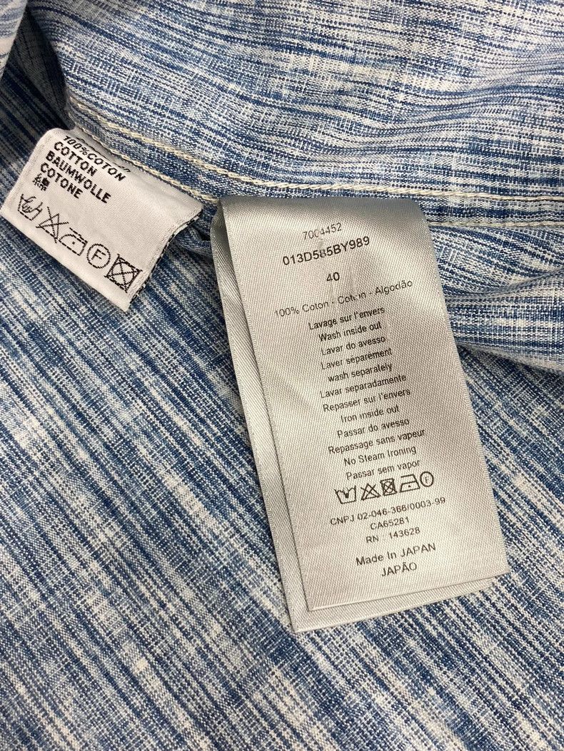 Dior Dior Blue old flower denim shirt Size US XXS / EU 40 - 6 Thumbnail